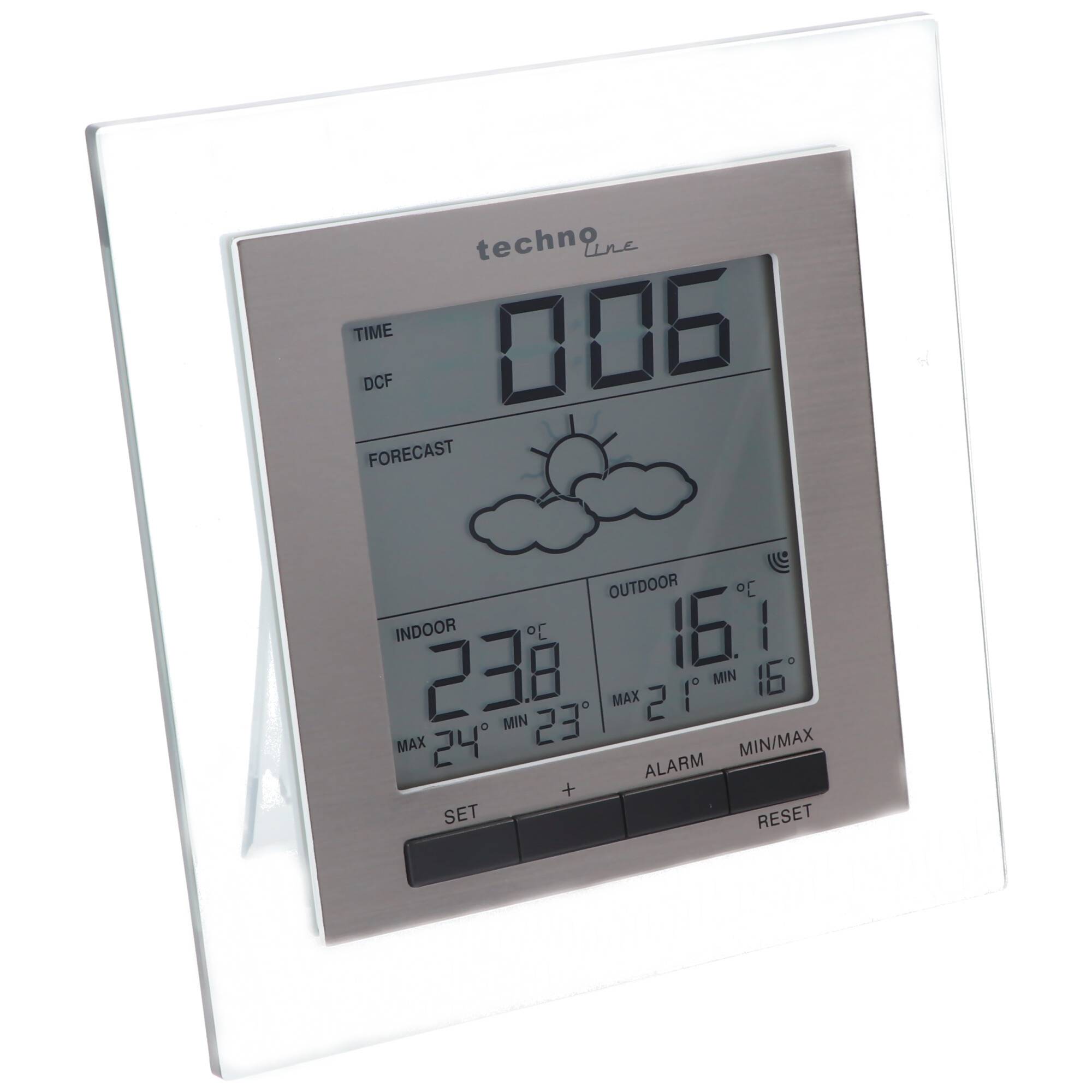 Wetterstation WS9136 mit vorhersage von Wettersituation, Tendenz und anderen Funktionen