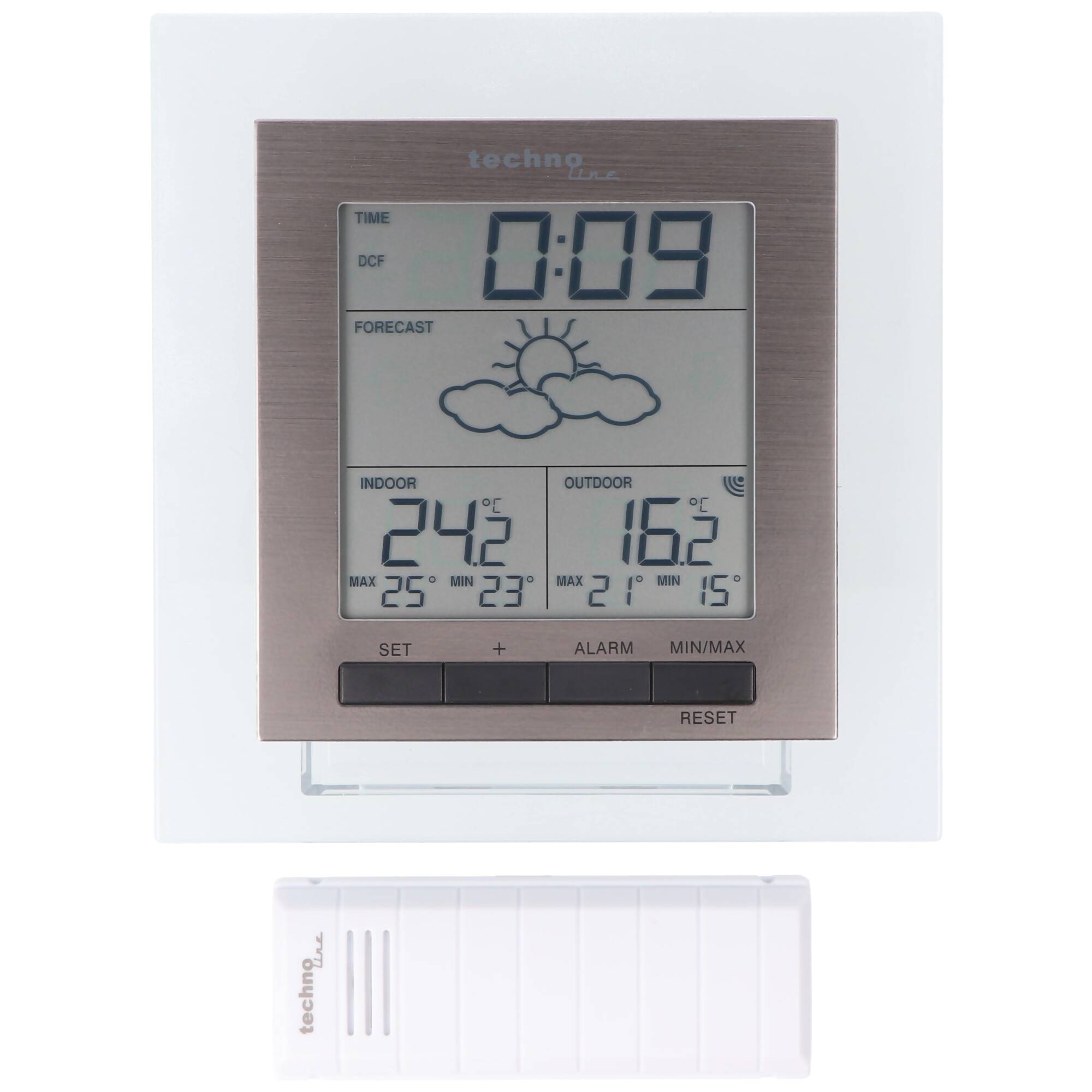 Wetterstation WS9136 mit vorhersage von Wettersituation, Tendenz und anderen Funktionen
