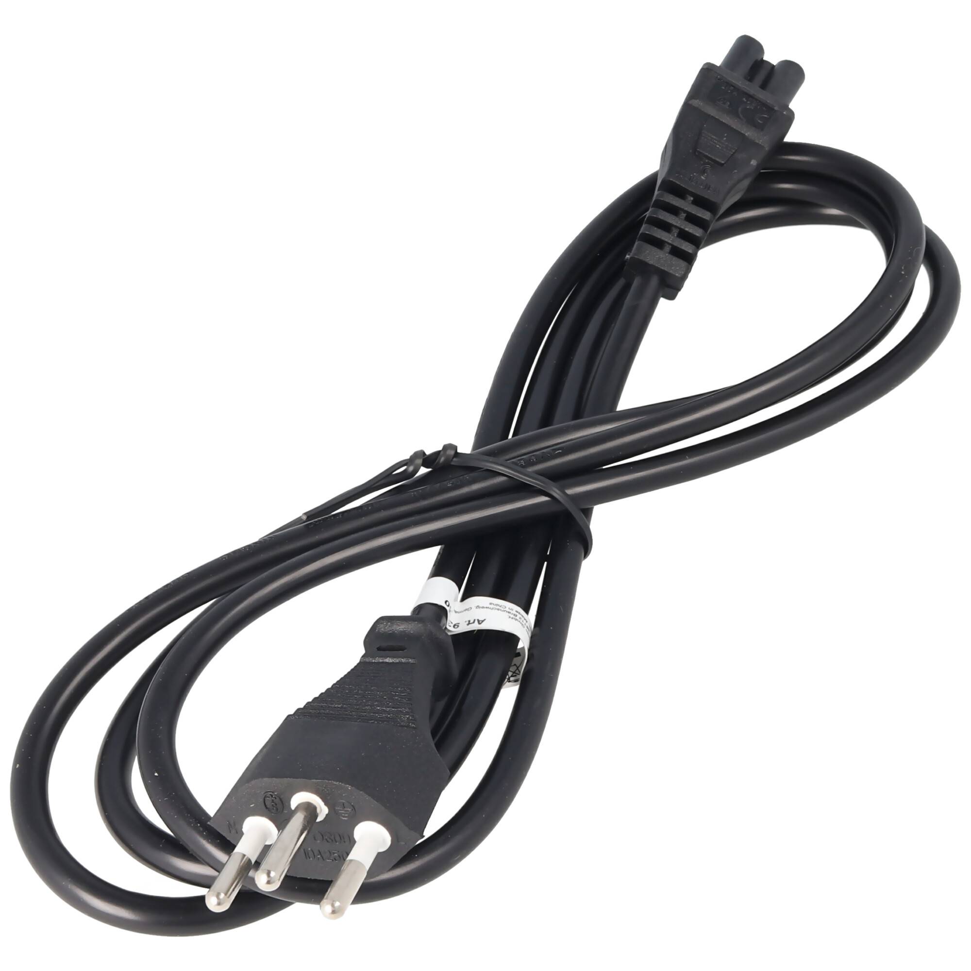 Schweiz Netzkabel Schweiz-Stecker IEC 320 C5, 1,8 Meter