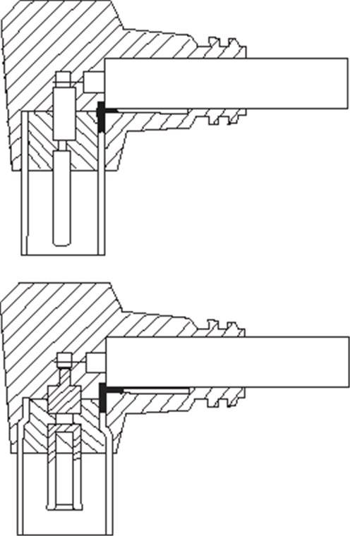 goobay Antennenkabel Koax Stecker/Kupplung 2 x gewinkelt schwarz 2,5 m