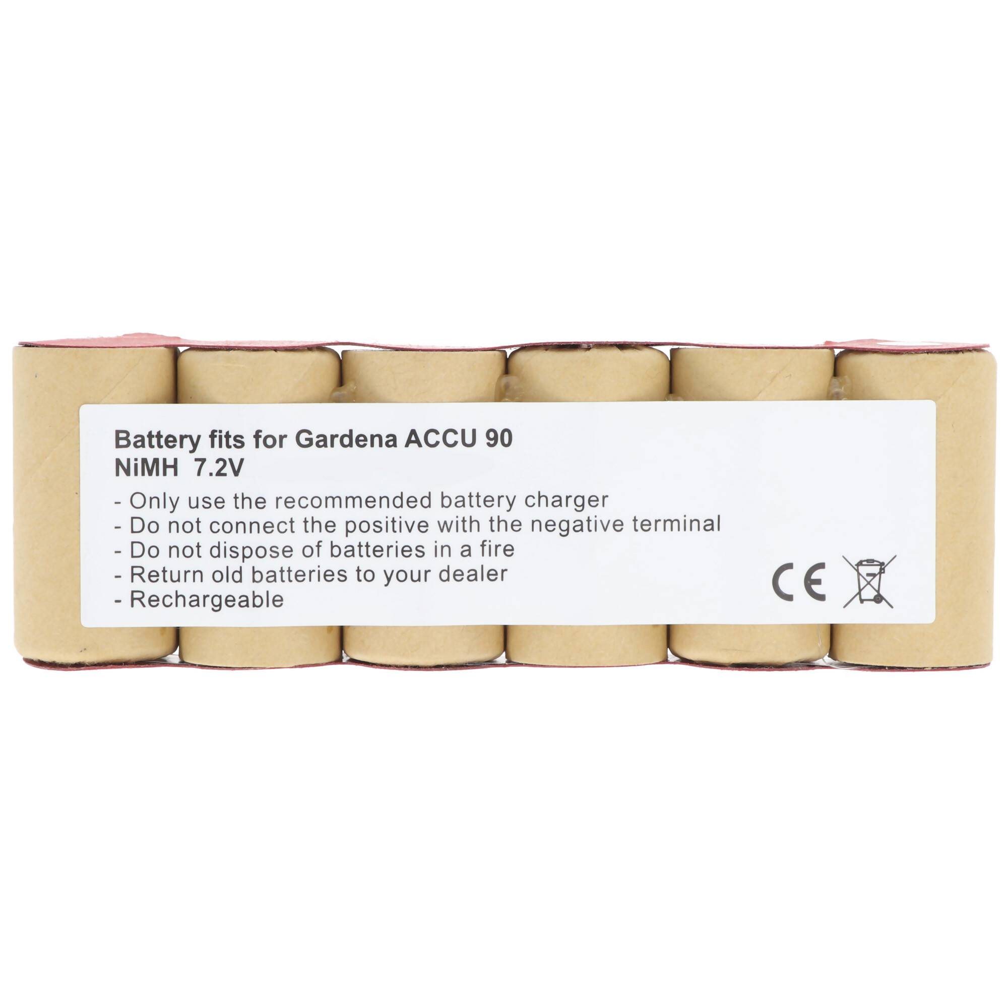 Ansmann ASN15HD Akku als Nachbau Akku NiMH mit 2000mAh