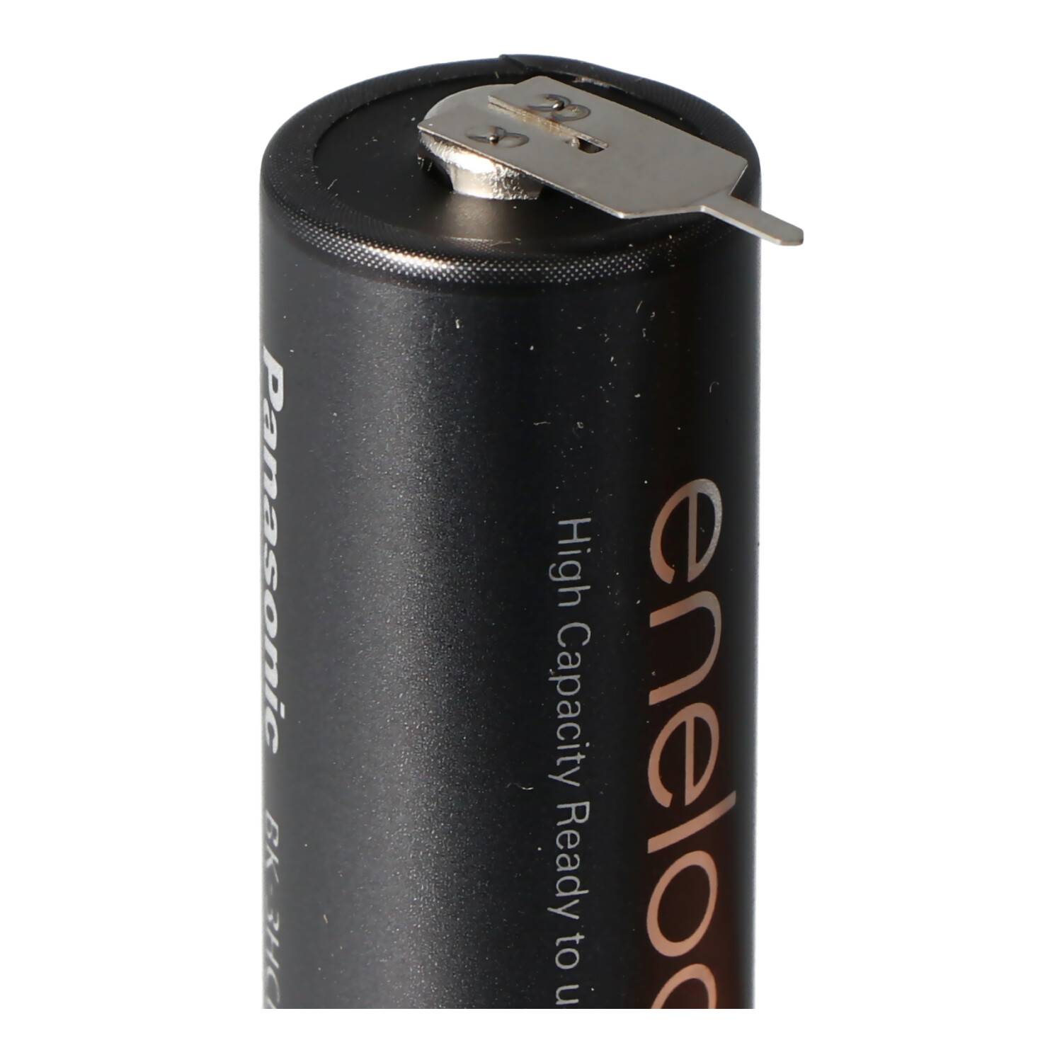 Panasonic Ready2use AA 2500mAh Akku Mignon NiMH mit Print Kontakt + 1er, - 2er Print