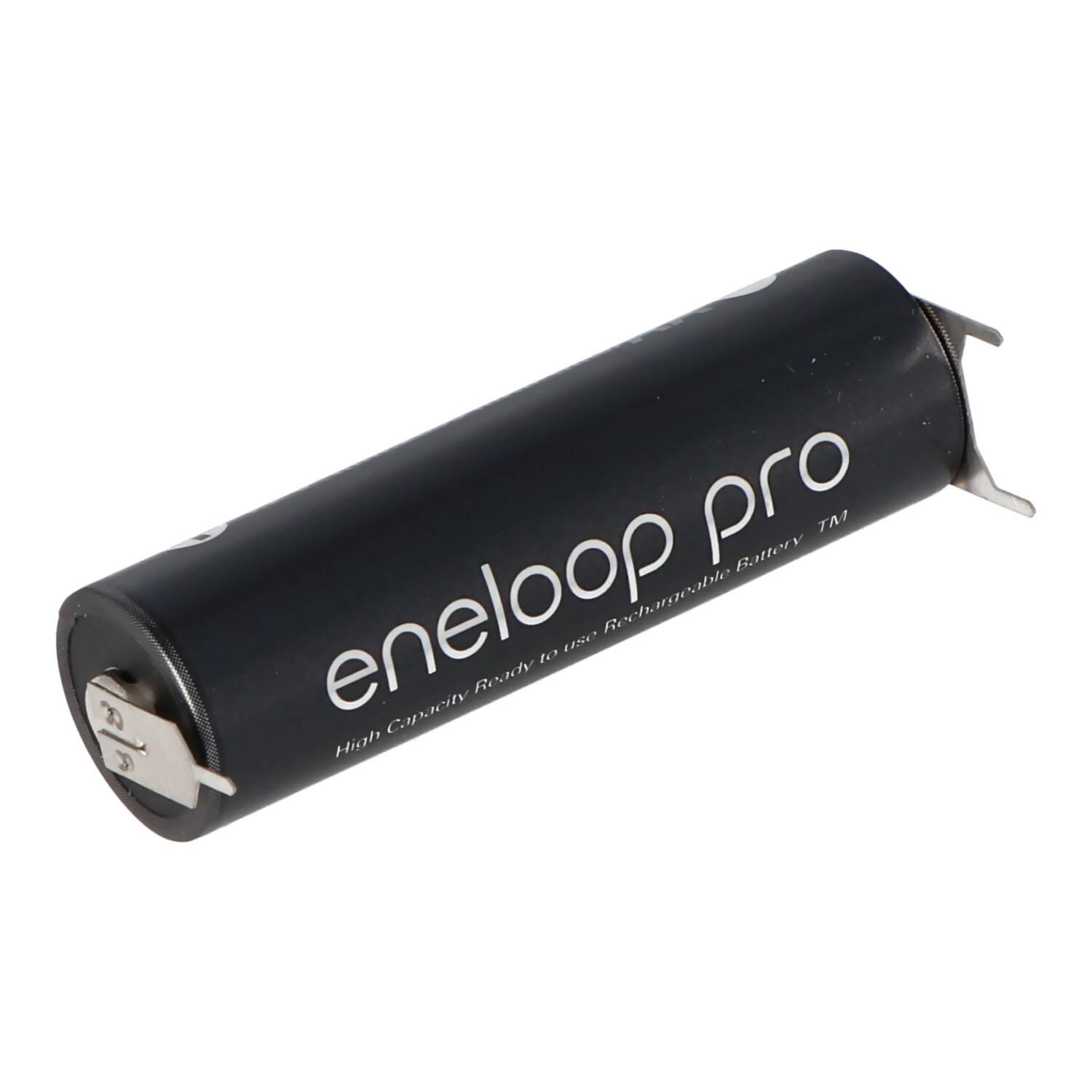 Panasonic Ready2use AA 2500mAh Akku Mignon NiMH mit Print Kontakt + 1er, - 2er Print