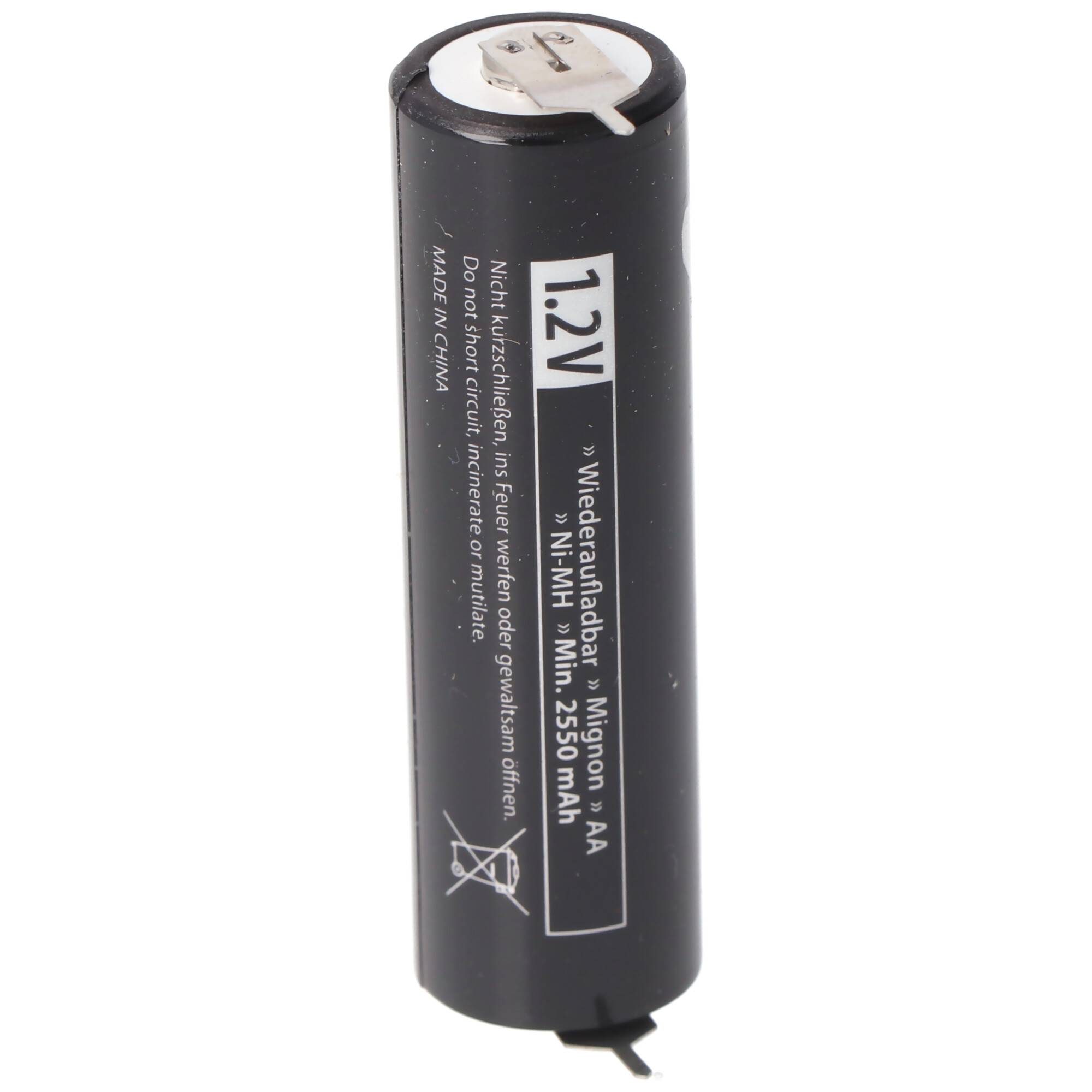 Ready2use AA 2500mAh Akku Mignon NiMH mit 1-er Print