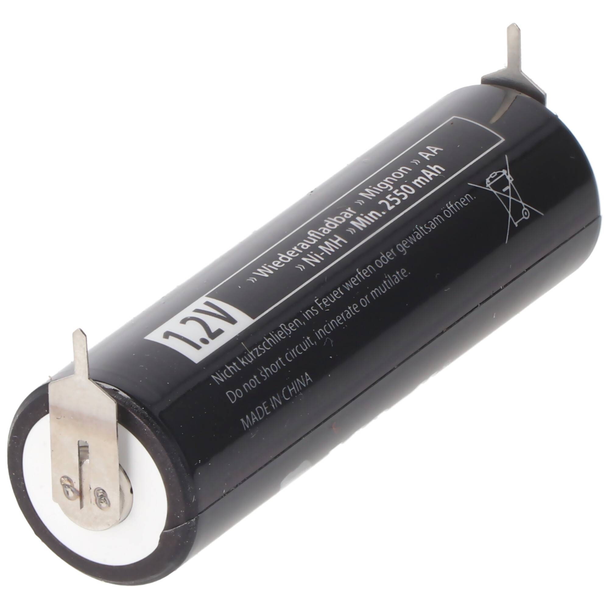 Ready2use AA 2500mAh Akku Mignon NiMH mit 1-er Print