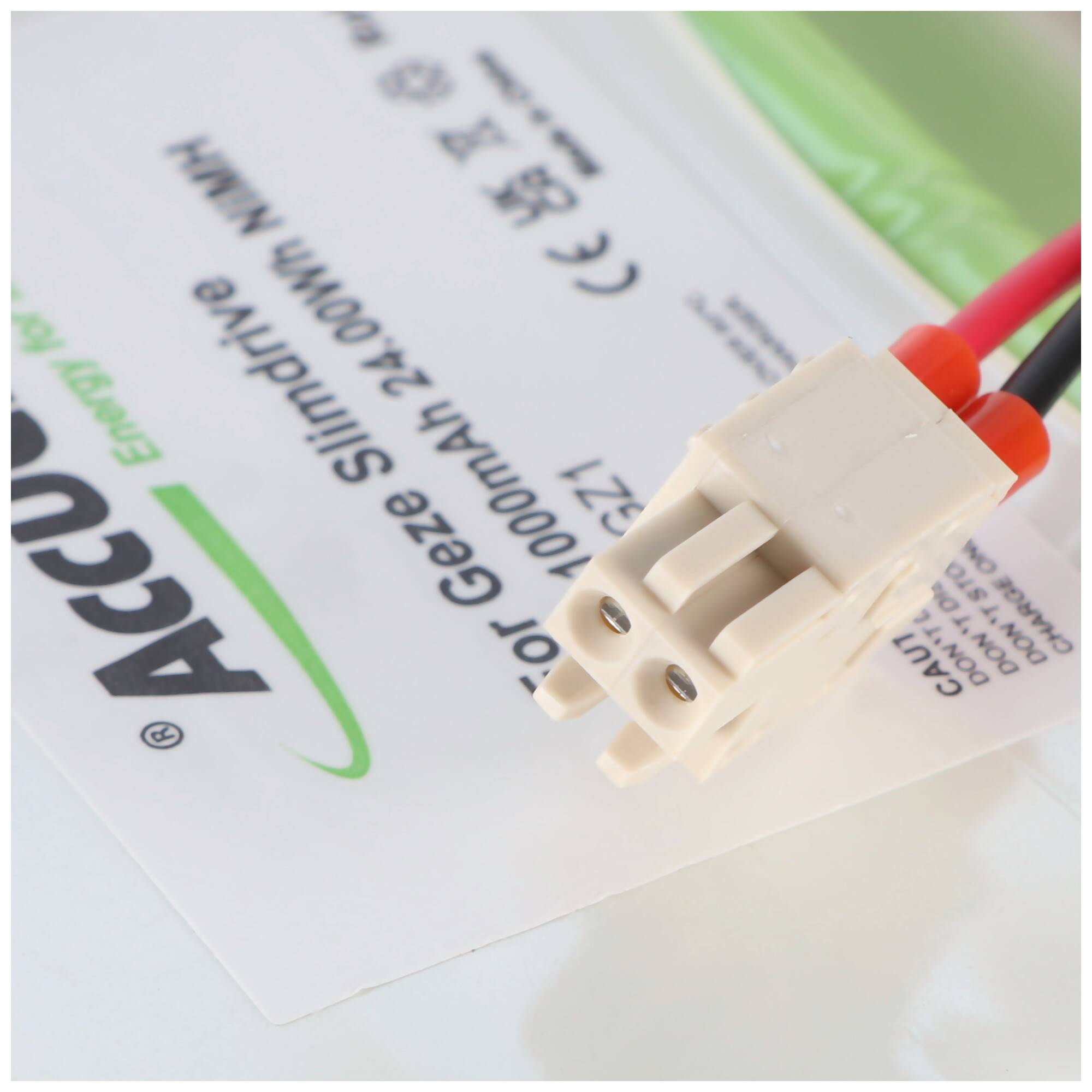 Nachbau Akku passend für die Geze Slimdrive 24V 900mAh NiMH AkkuPack 106863, 25020