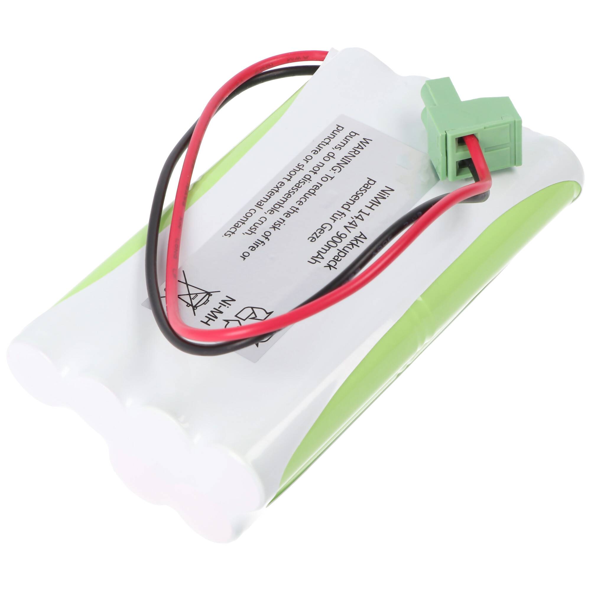 Nachbau Akku als Ersatz-Akku für den Geze 14,4V NiCd AkkuPack mit Kabel