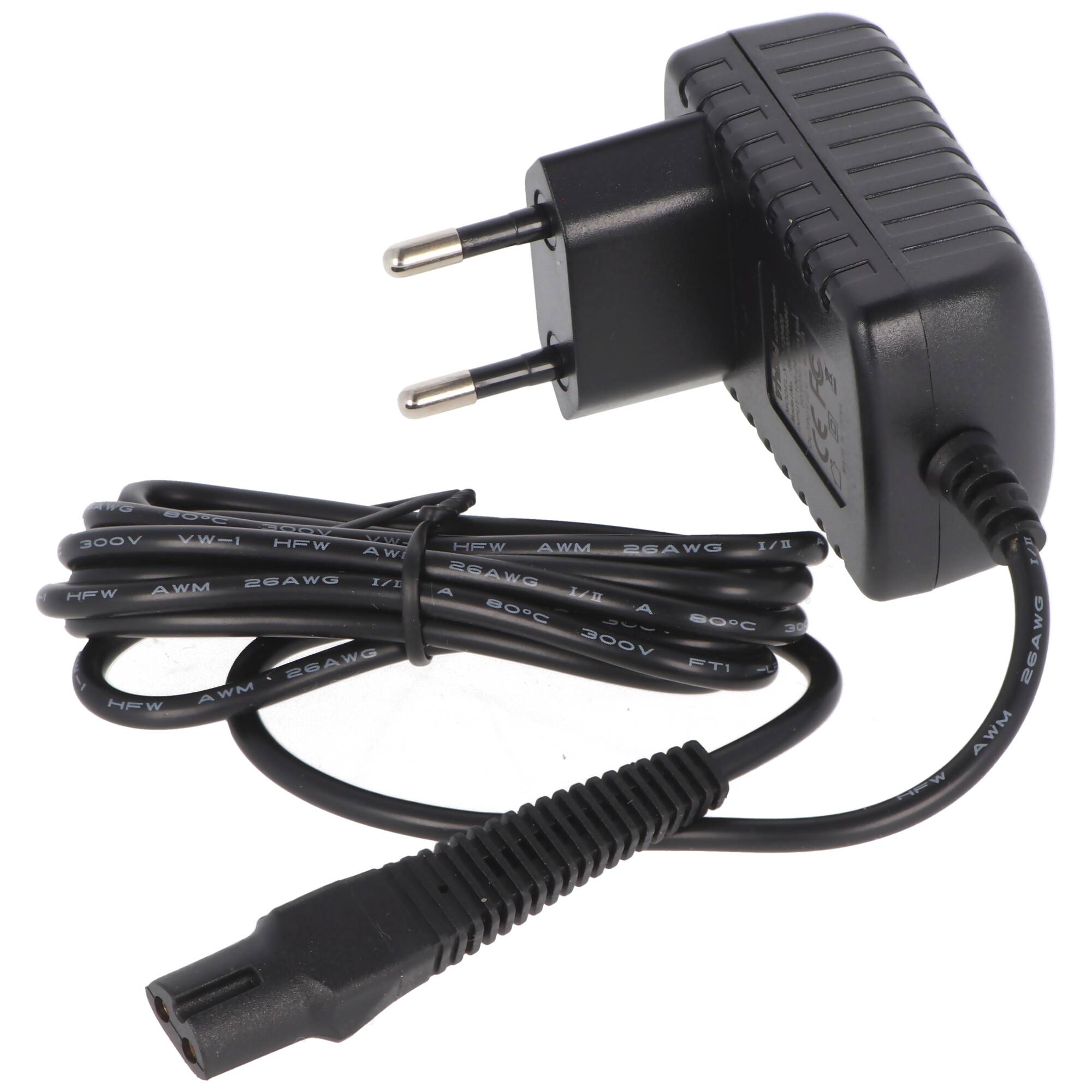 Ladegerät passend für den Braun Rasierer Series 7, Pulsonic 9000, Pulsonic 9595, Stecker nicht abgewinkelt