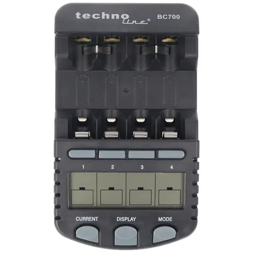 Schnell-Ladegerät BC 700 mit Entladefunktion und LCD-Display Schnell-Ladegerät BC 700 mit Entladefunktion und LCD-Display