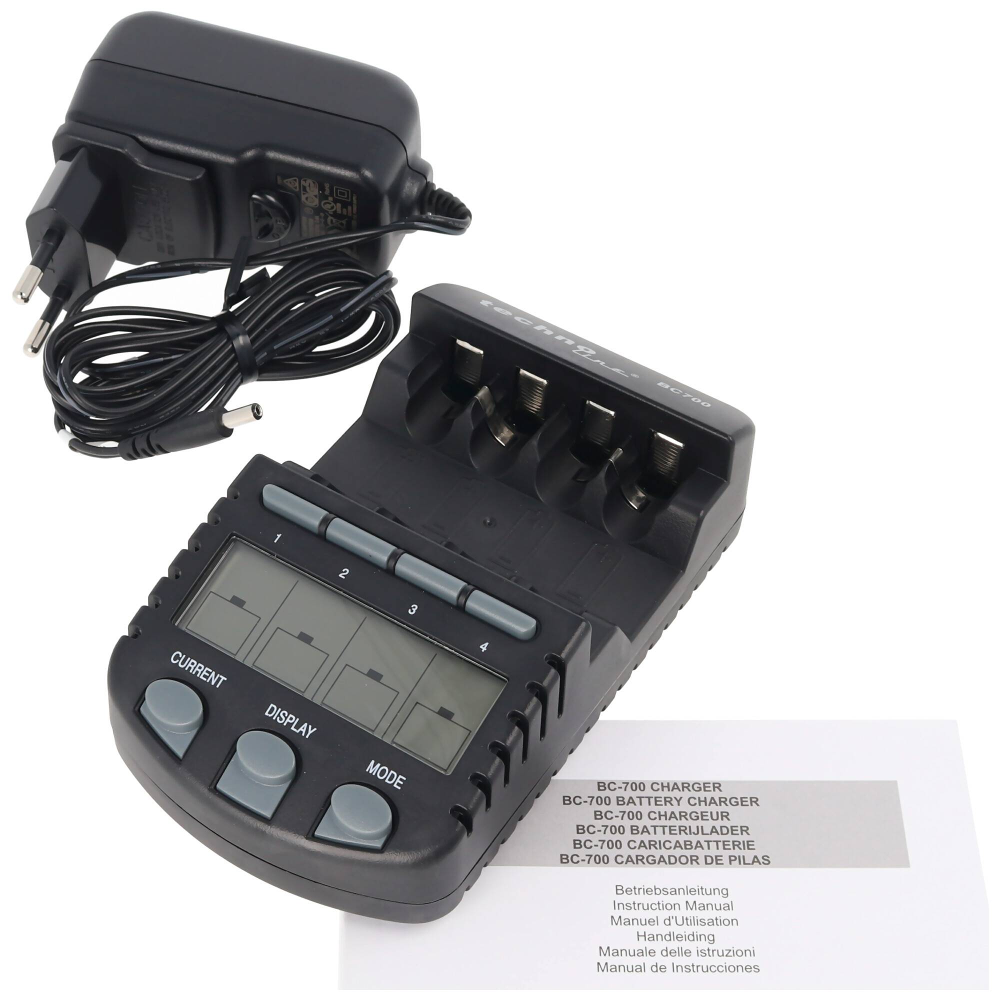 Panasonic eneloop Standard HR-3UTGA-4BP-CASE 8x Mignon AA Akkus und 1 AccuCell LCD-Ladegerät