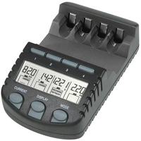 Schnelladegerät, Entladefunktion mit LCD-Display und 4x Varta 2100mAh Mignon AA Schnelladegerät, Entladefunktion mit LCD-Display und 4x Varta 2100mAh Mignon AA