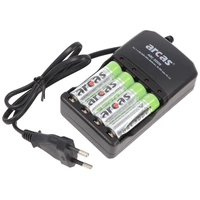 Ladegerät inklusive 4 Mignon AA NiMH Akkus mit 2700mAh zum Sparpreis Ladegerät inklusive 4 Mignon AA NiMH Akkus mit 2700mAh zum Sparpreis