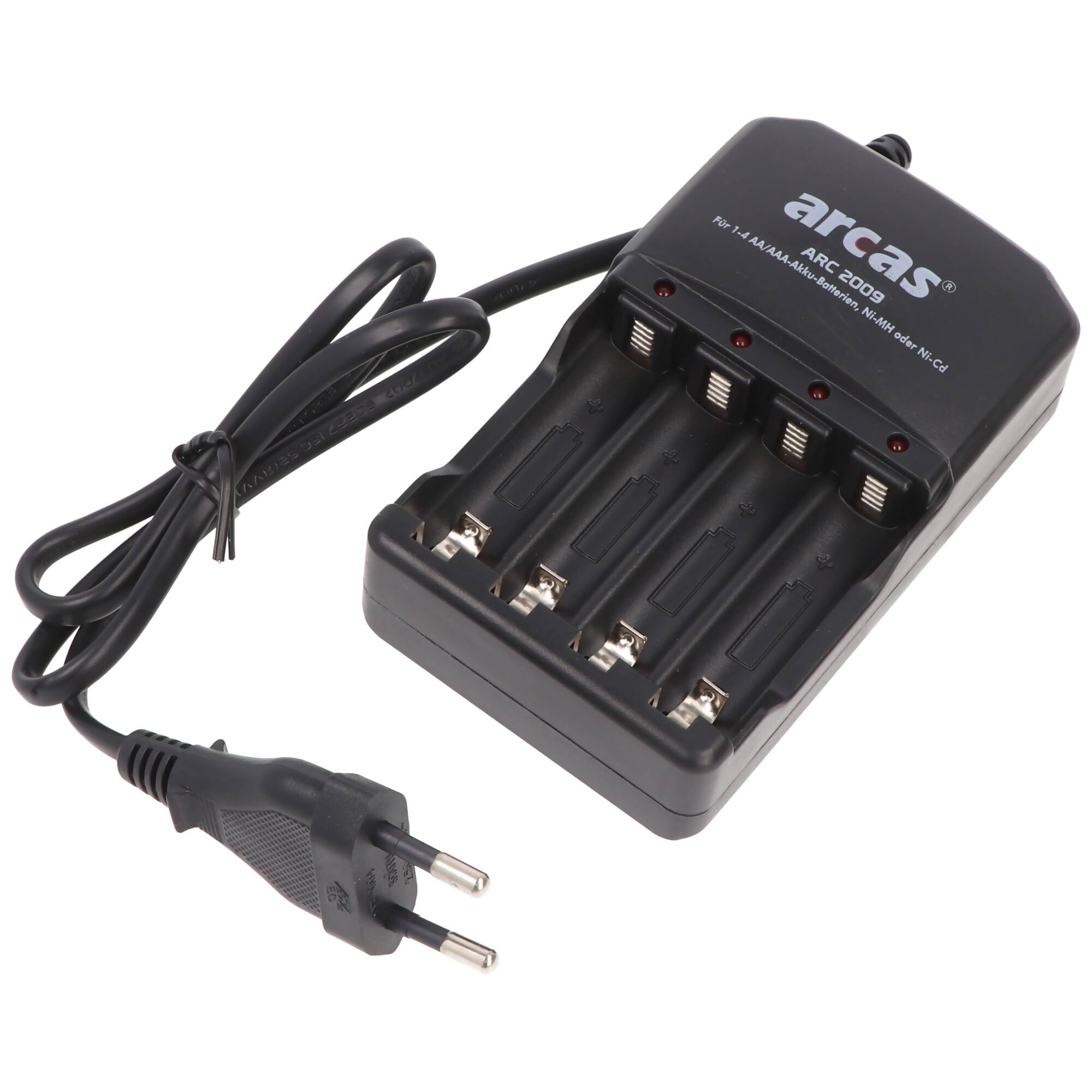 Ladegerät inklusive 4 Mignon AA NiMH Akkus mit 2700mAh zum Sparpreis