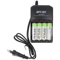 Ladegerät inklusive 4 Mignon AA NiMH Akkus mit 2700mAh zum Sparpreis Ladegerät inklusive 4 Mignon AA NiMH Akkus mit 2700mAh zum Sparpreis
