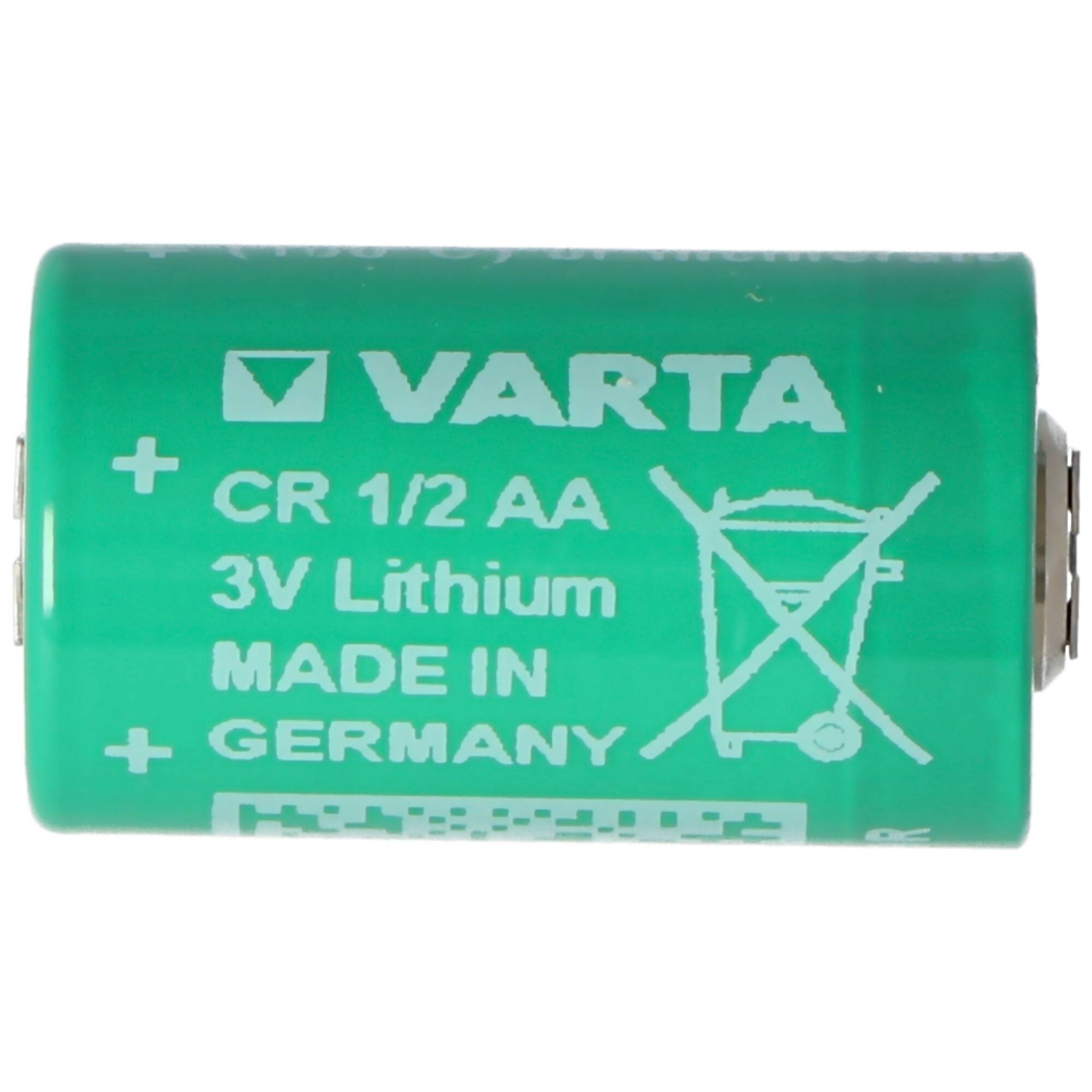 Varta CR1/2AA Lithium Batterie 6127 mit 1er Print Lötfahne