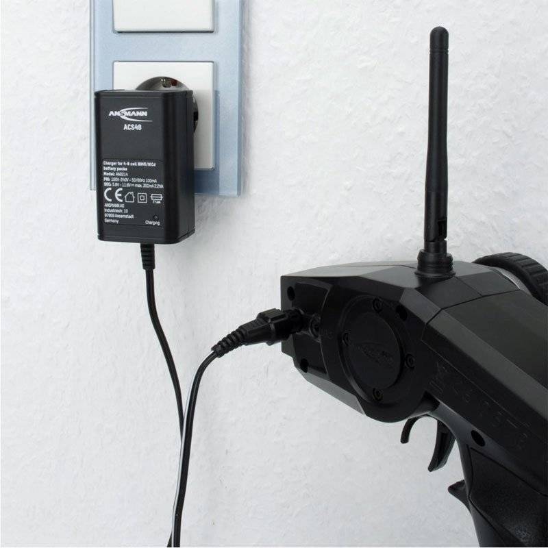 Ansmann Ladegerät ACS48 1001-0024 für 4,8 - 9,6 Volt Akkupacks