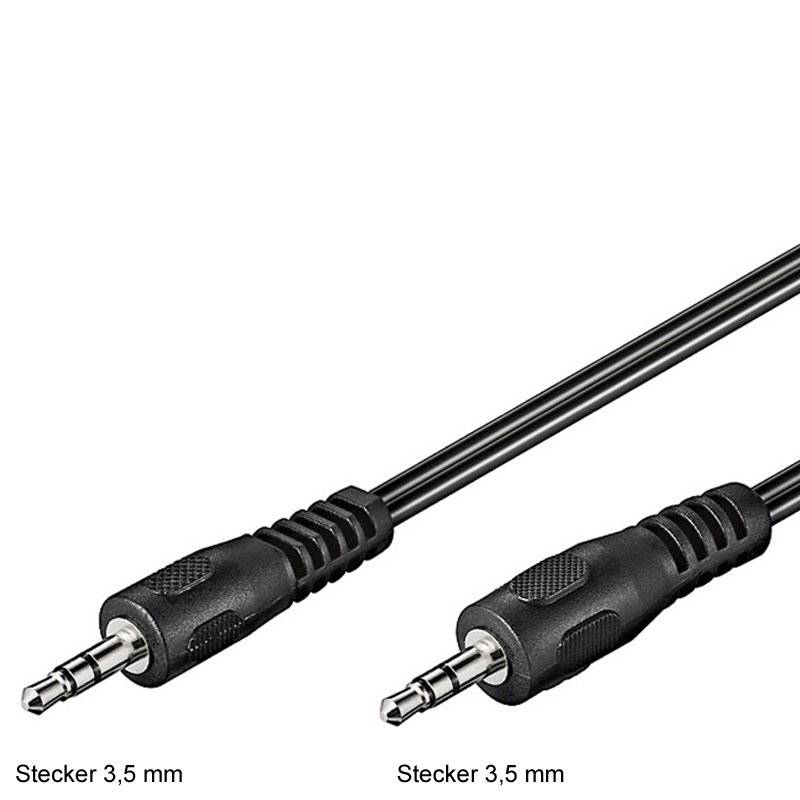 Audio-Video-Kabel 1,5 Meter mit Klinkenstecker 3,5mm