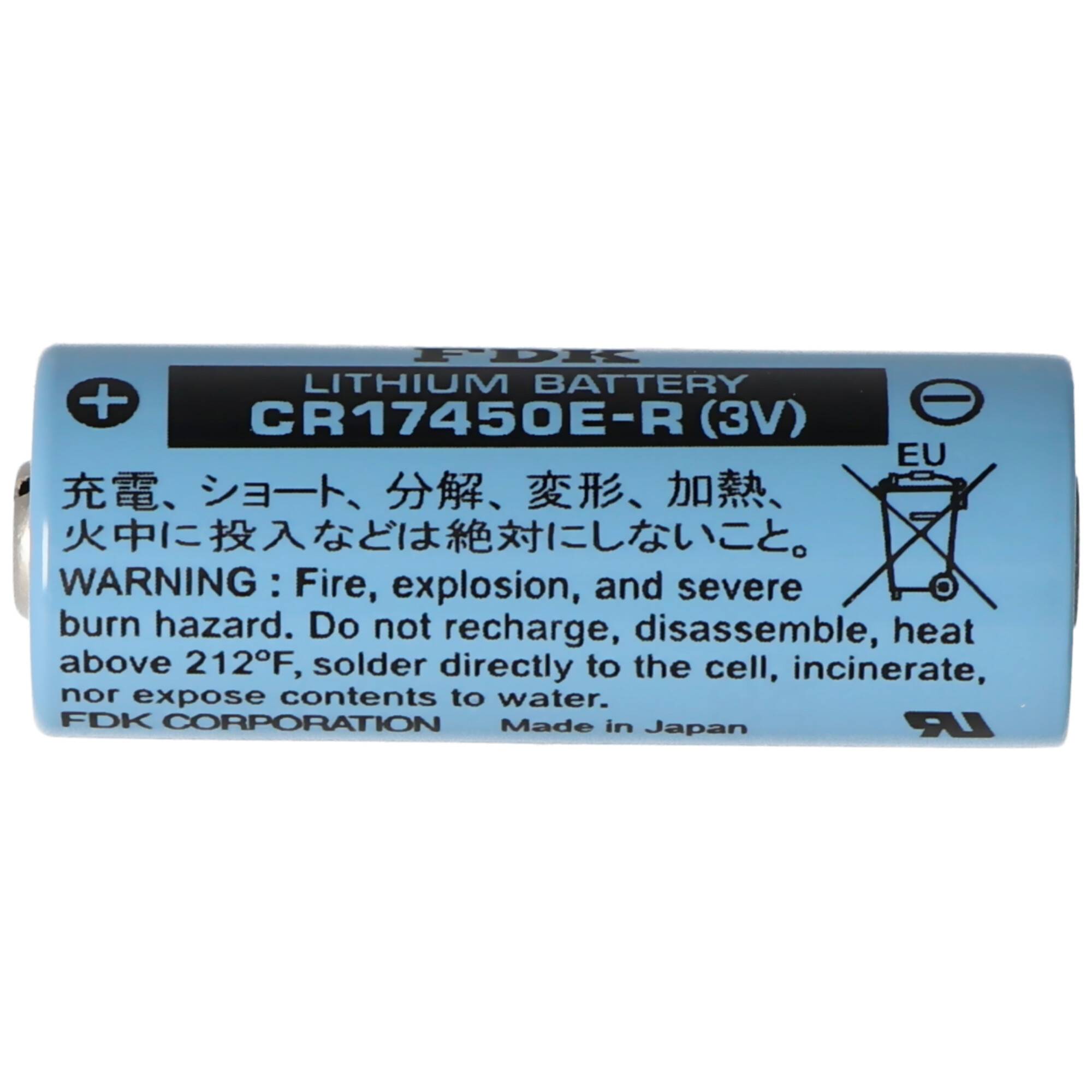Sanyo Lithium Batterie CR17450E-R Size A Standard ohne Lötfahne