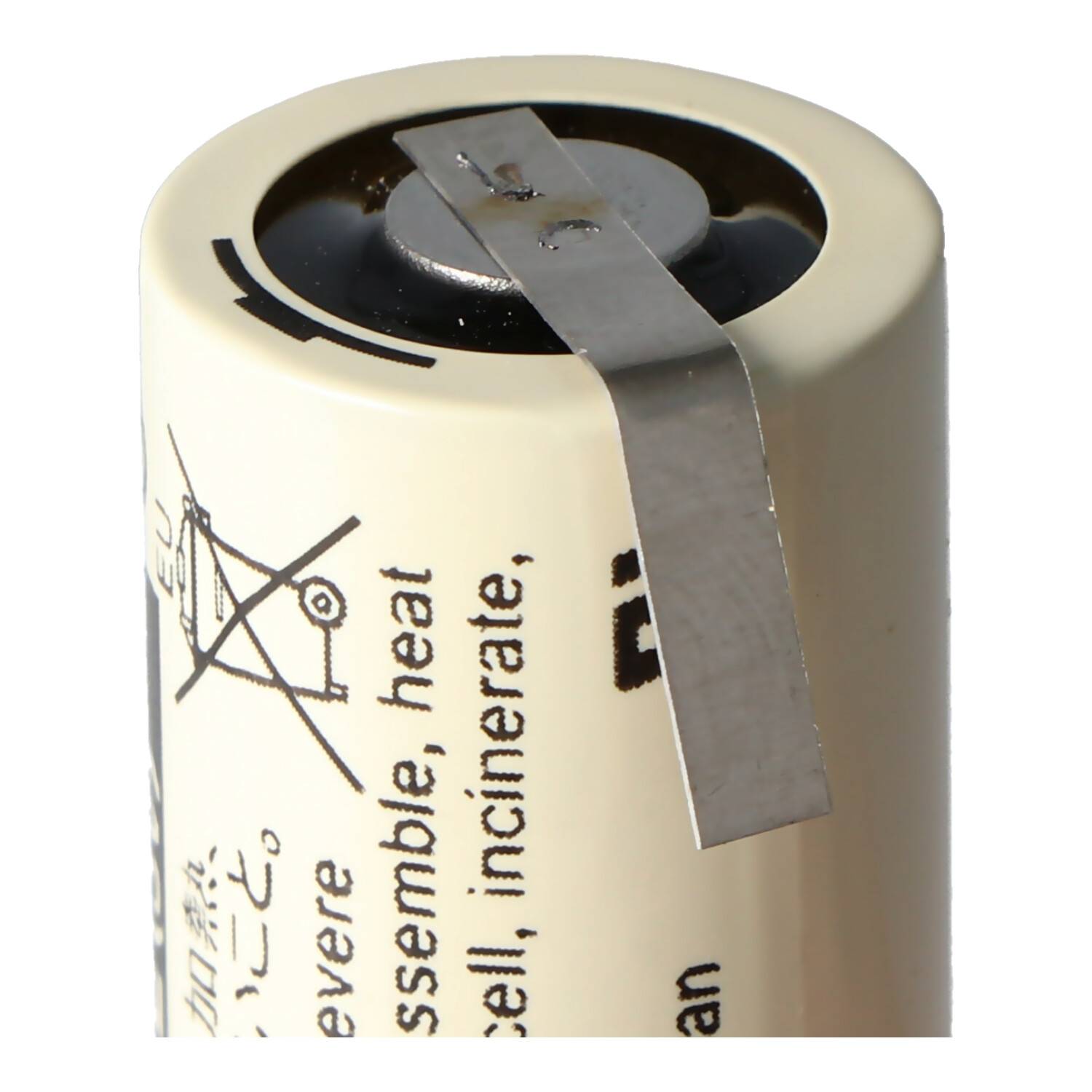 Sanyo Lithium Batterie CR17450SE Size A, mit Lötfahne Z-Form
