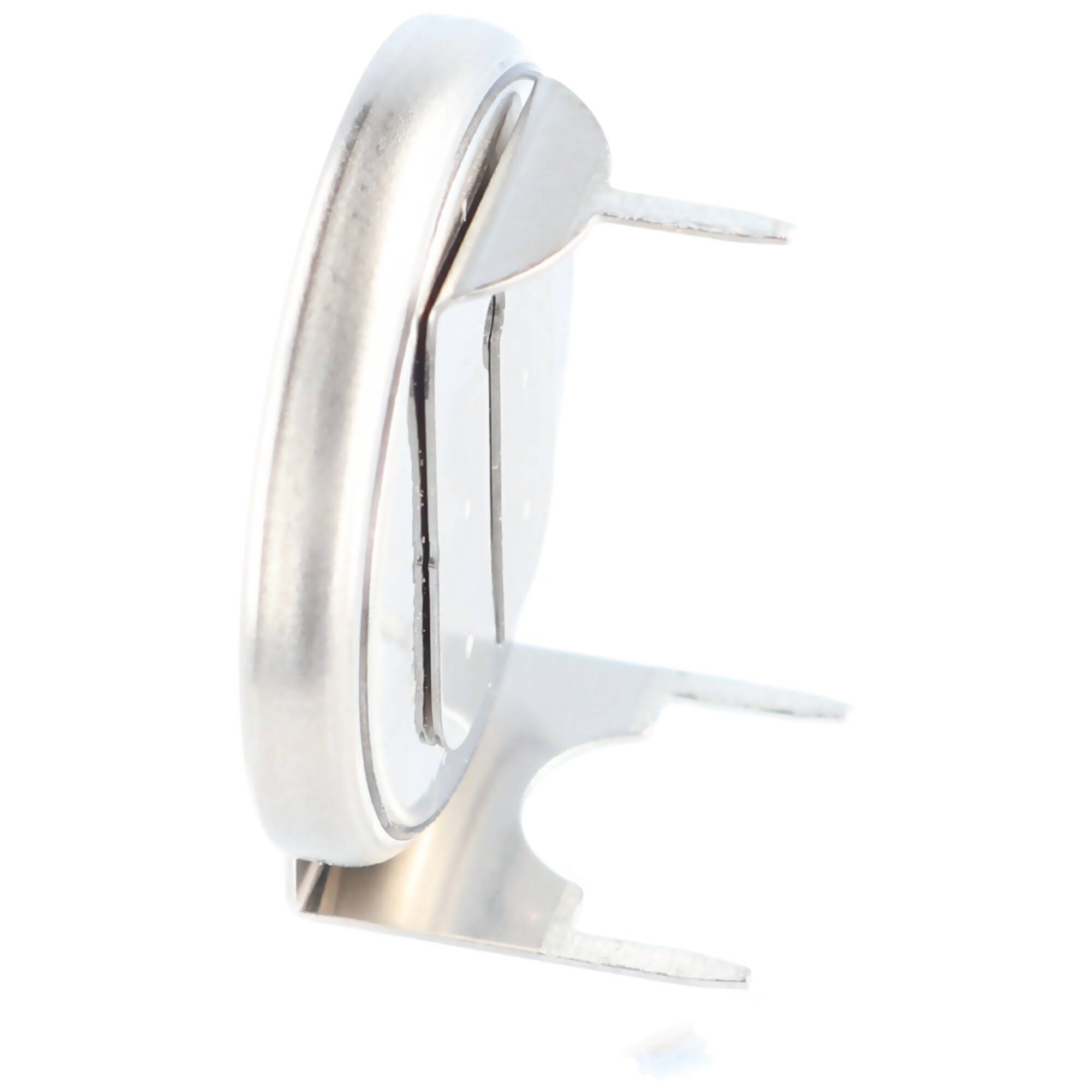 CR2032-1GU Lithium Knopfzelle liegend Printausführung 3er Print, mit ca. 10mm Printabstand am Pluspol 2er Print