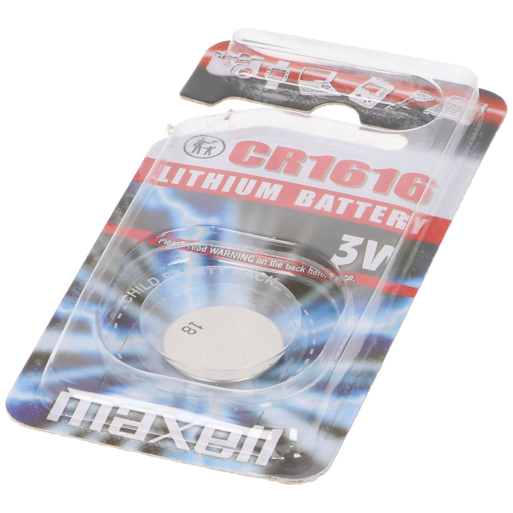 CR1616 Lithium Batterie IEC CR1616 mit 3 Volt und 55mAh