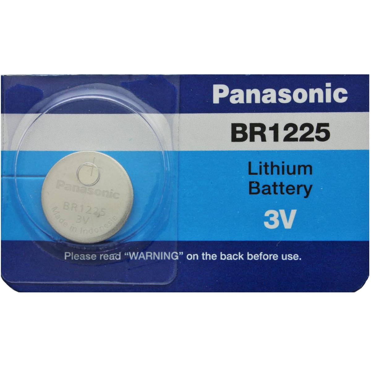 BR1225 Lithium Batterie Panasonic 2,5 x 12 mm