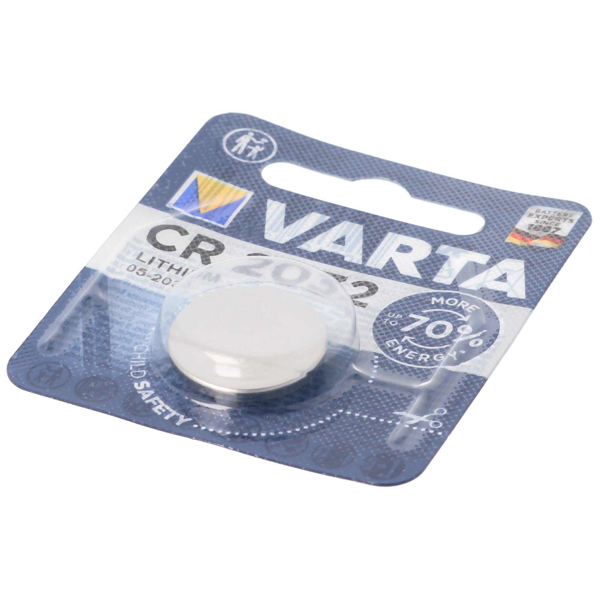 Varta CR2032 Lithium Batterie IEC CR2032 Abmessungen 20x3,2mm