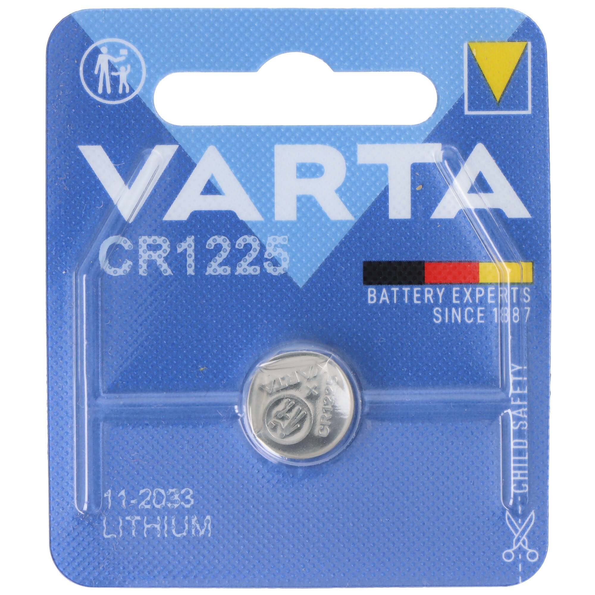 Varta CR1225 Professional Electronics Batterie 06225101401 IEC CR 1225