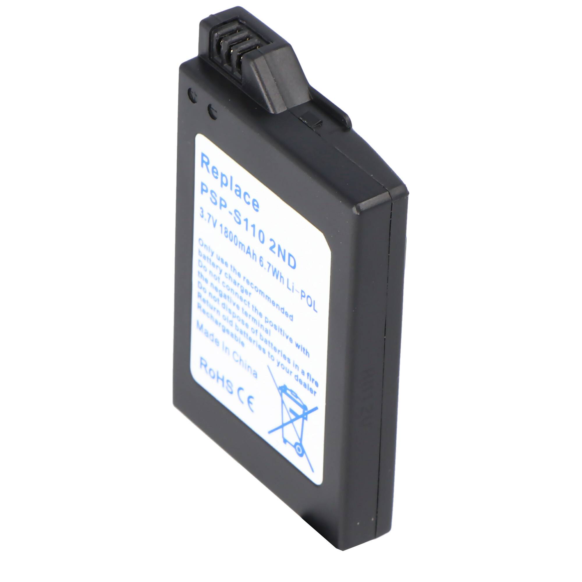 1200mAh Akku passend für den PSP-S110 Akku, Sony PSP 2ND GENERATION