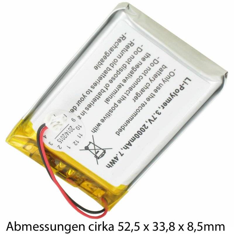 Akku passend für den Playstation PS4 Controller aber ohne Stecker, inklusive ausführlicher UmbauAnleitung