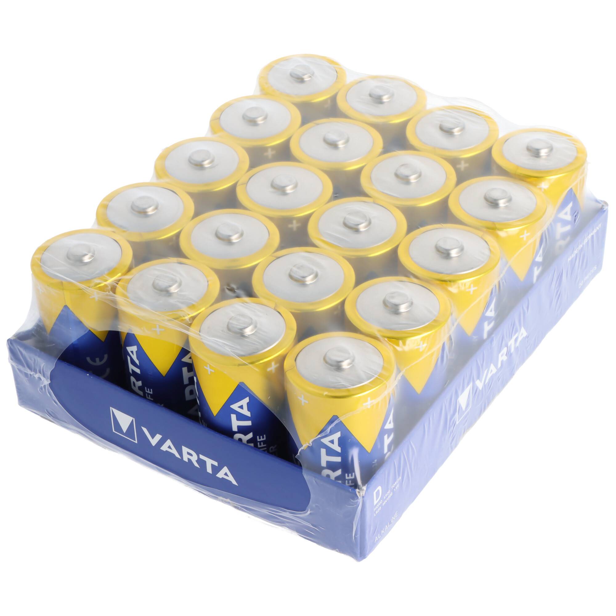 Varta Longlife Power ehem. High Energy Mono D Batterien 4920 im 20er Pack lose in Folie