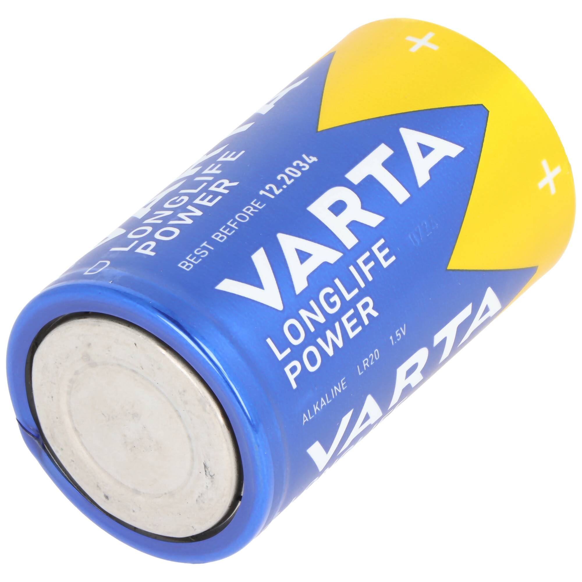 Varta Longlife Power ehem. High Energy Mono D LR20 1,5 Volt Batterie 1 Stück lose Ware, bis zu 10 Jahre lagerfähig