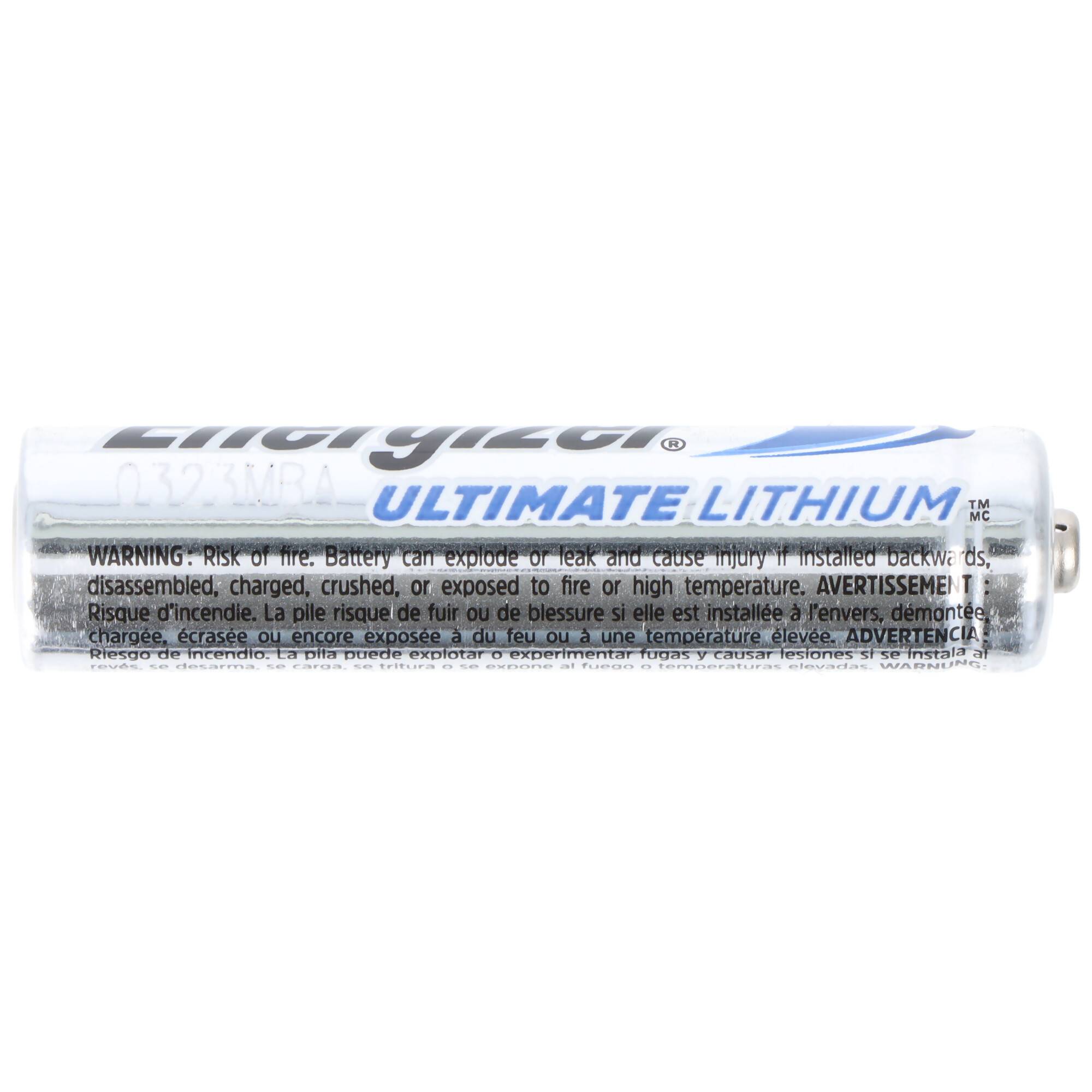 Energizer Ultimate Lithium Batterie 10er Box Energizer AAA Batterie 1,5 Volt Batterie, AAA, FR03, 1250mAh