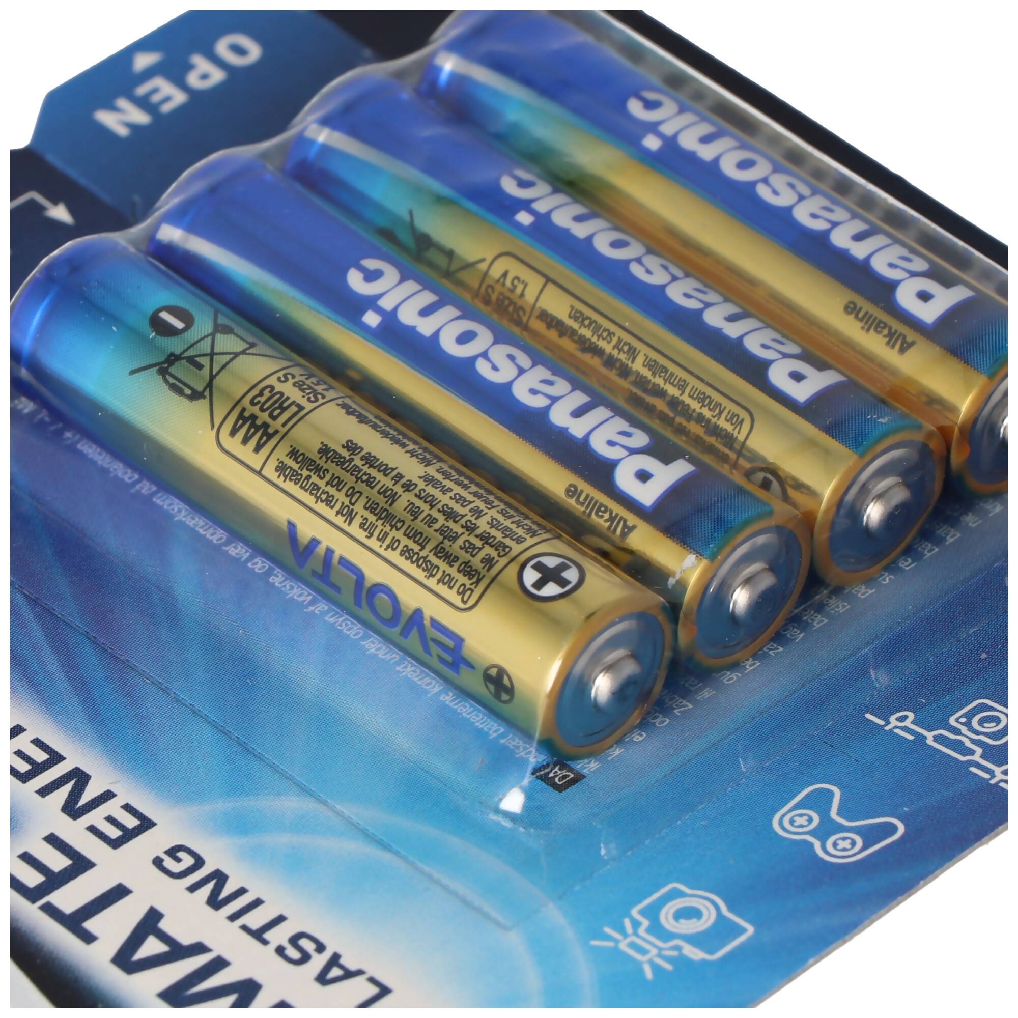 Panasonic EVOIA Batterie die neue Alkaline Batterien Micro/AAA