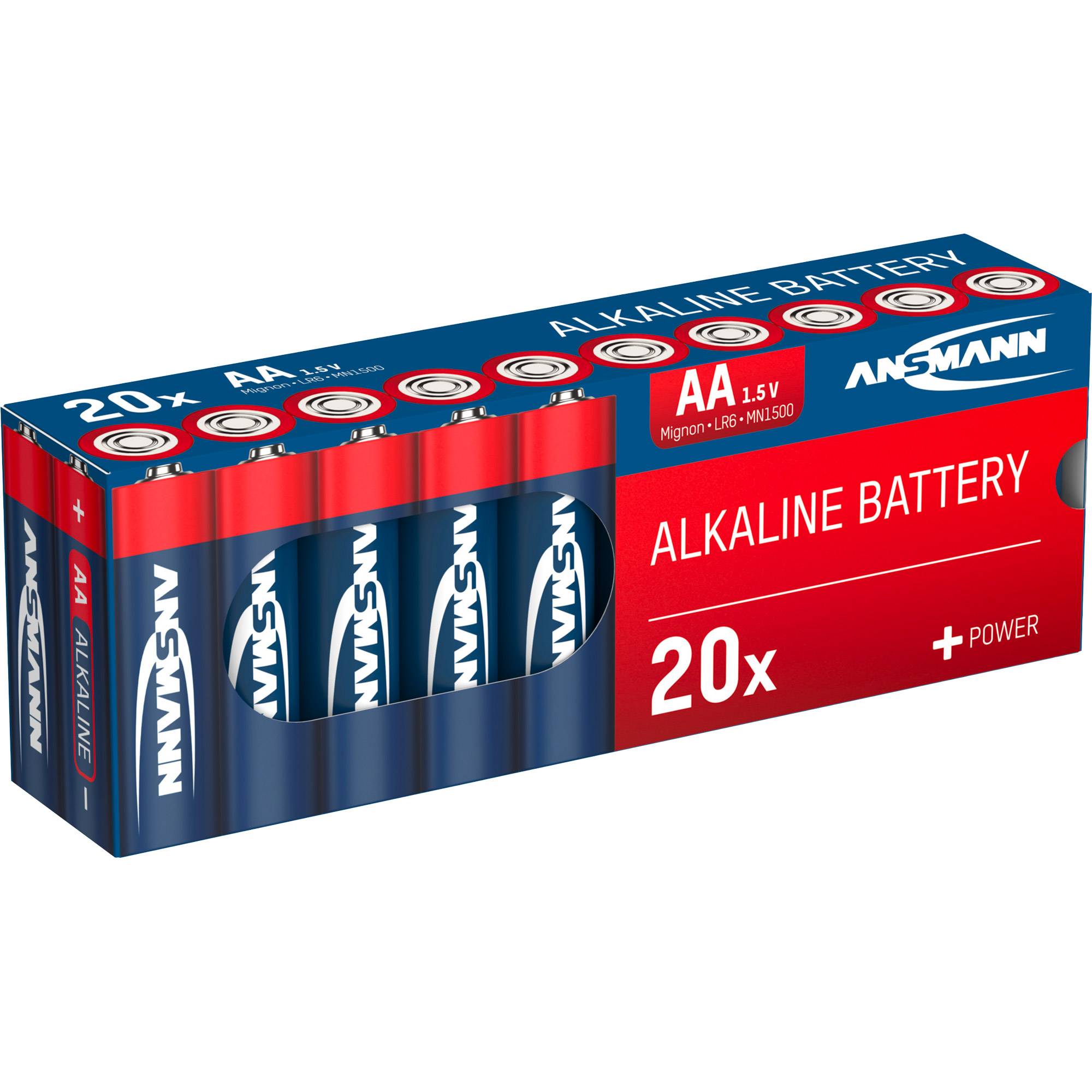 ANSMANN Mignon - Batterie 20 x AA-Typ - Alkalisch