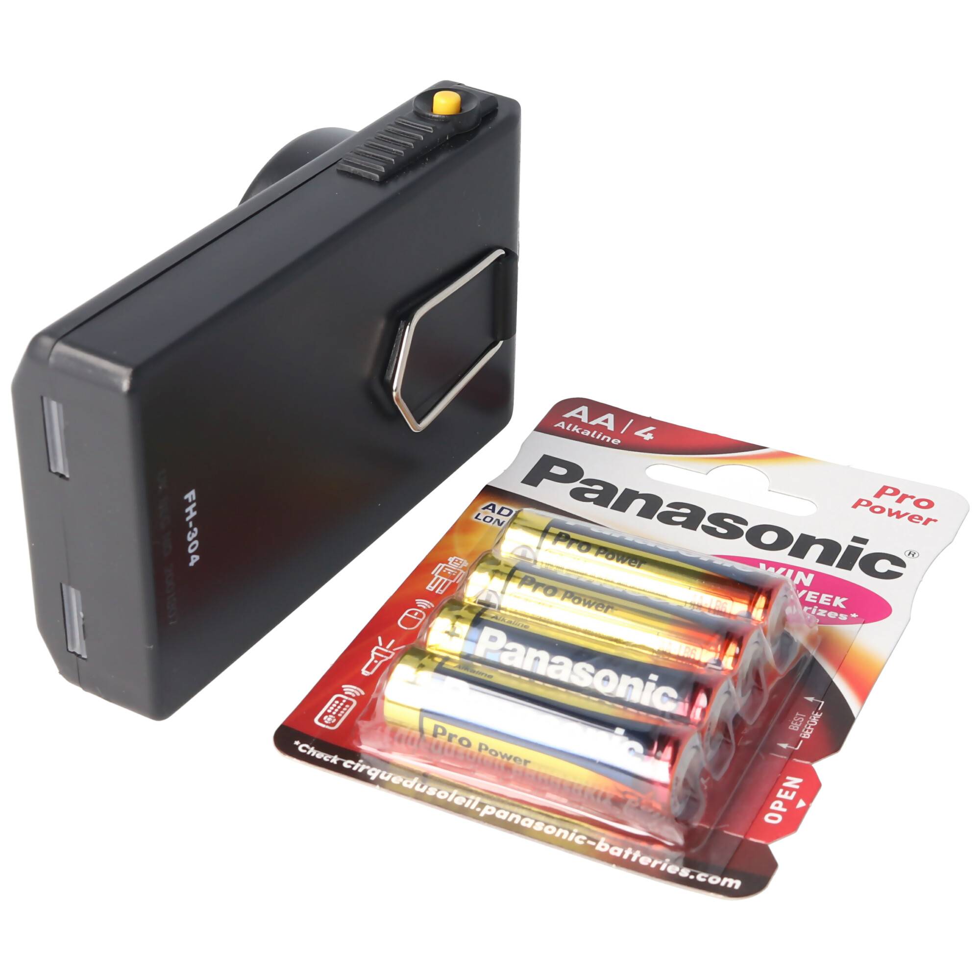 Panasonic PowerMax3 Spar-Pack Mignon/AA mit einfacher Taschenlampe