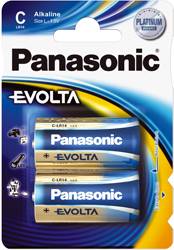 Panasonic Evolta C, Einwegbatterie, Alkali, 1,5 V, 2 Stück(e), Blau, C