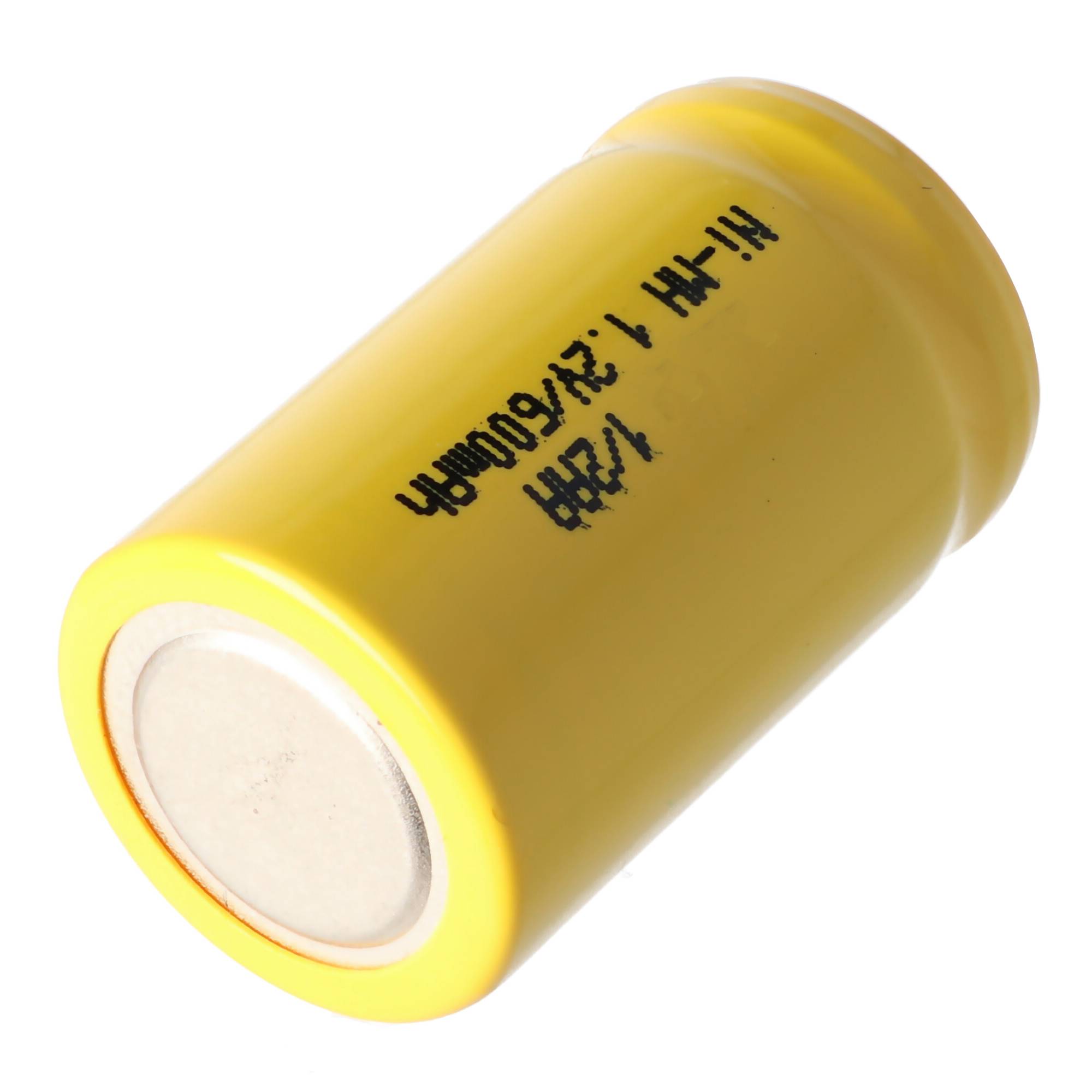 1/2AA Akku mit 1,2 Volt Spannung und 600mAh Kapazität, 25,5 x 14,5 mm