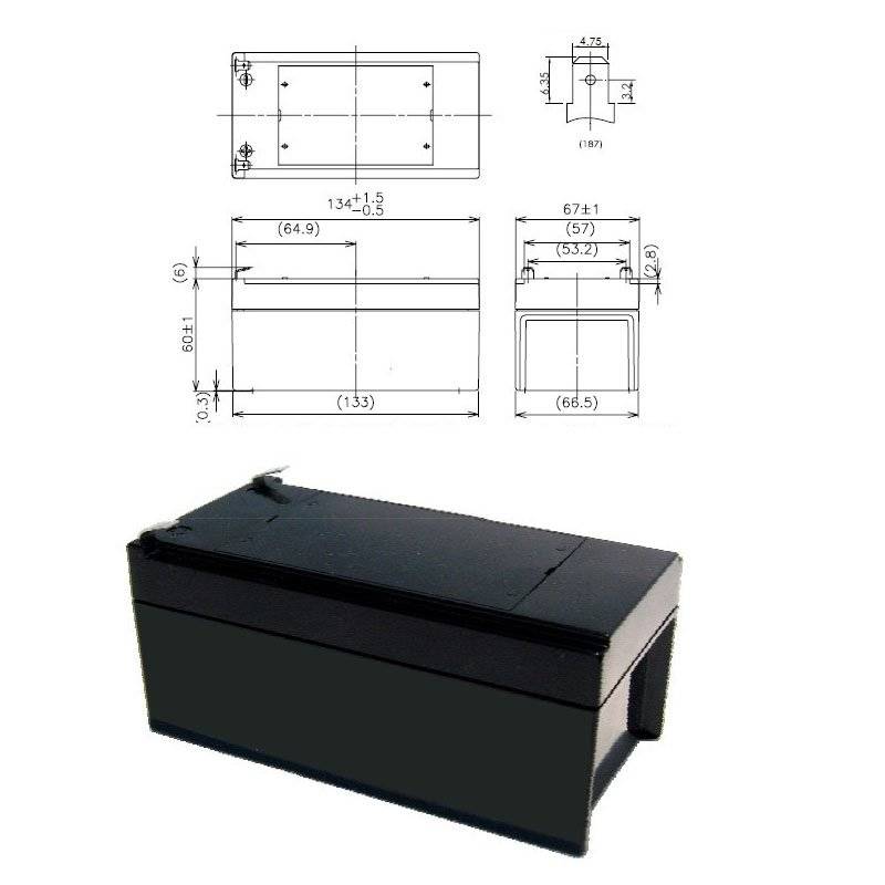 Akku passend für FERM Akku Florin, FTHTB-12V, HGA1002, 0412-07, FTHT-12V