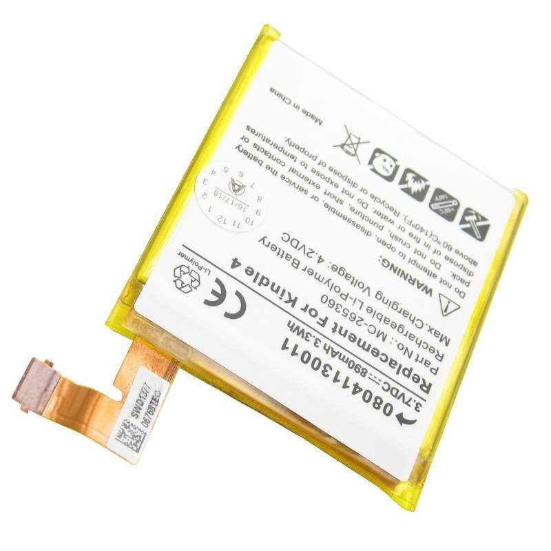 Akku passend für Amazon Kindle 4, Kindle 4G, Kindle 5 und Kindle 6 Akku 515-1058-01 3,7 Volt 890mAh