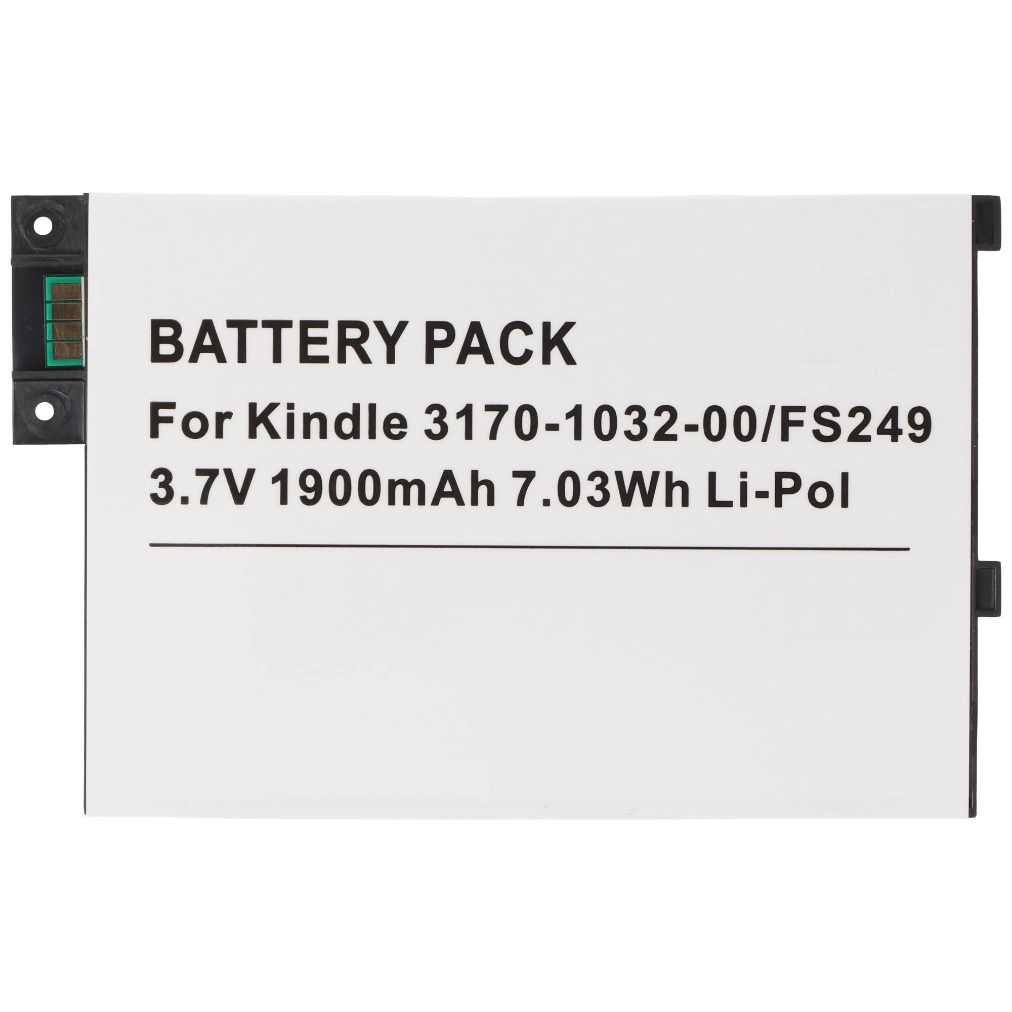 Akku passend für Amazon Kindle 3, Kindle 3 WiFi, Kindle Graphite 170-1032-00