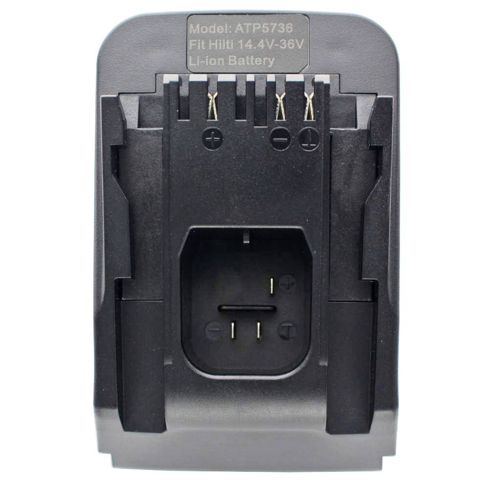 Ladeadapter nur passend für den Li-ion Akku Hilti B22/2.6, B22 3.3, B 22/1.6 im Verbund mit unserem 21-36V Universallade
