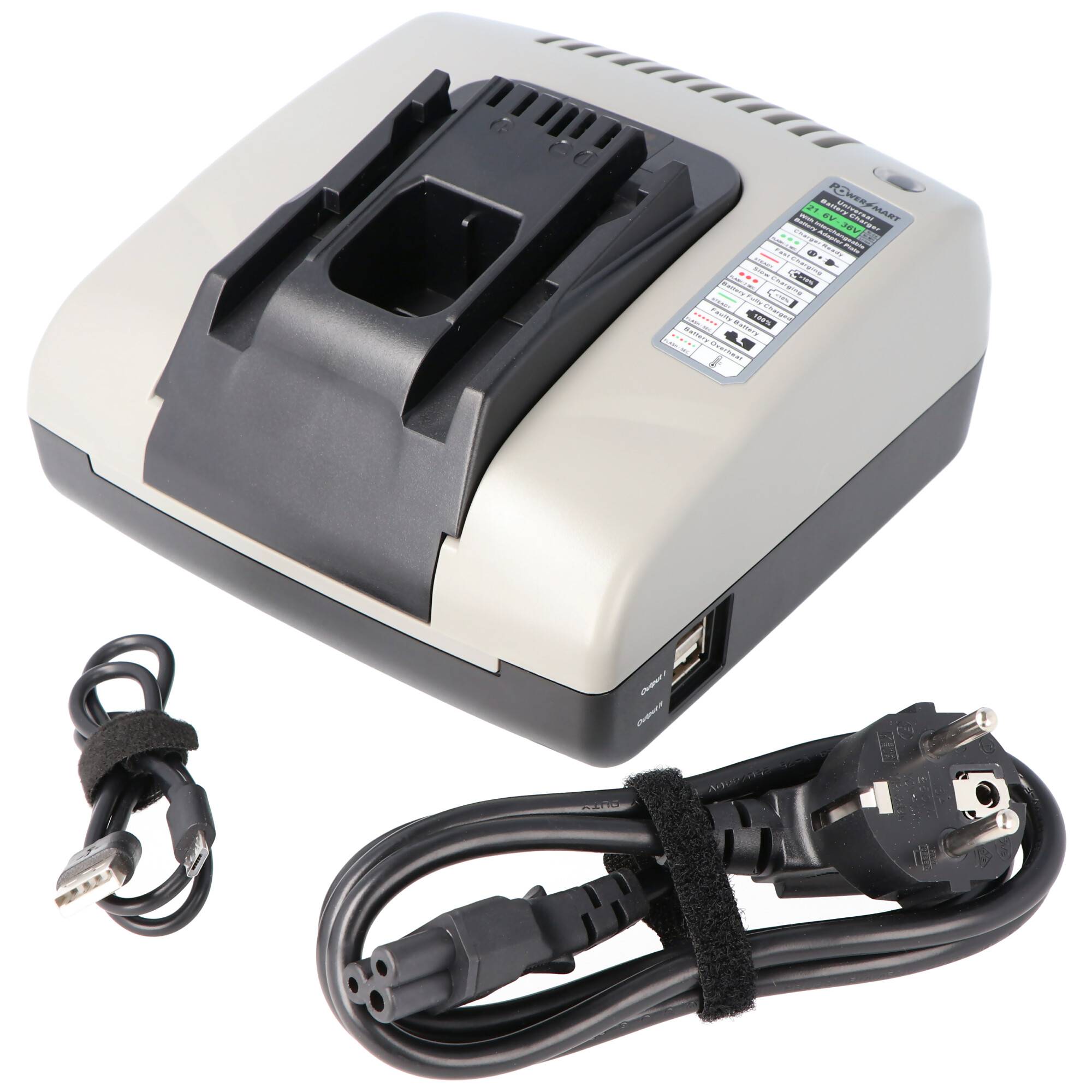 Ladegerät inkl. Ladeschale passend für den Hilti Akku HILTI C7/24, B 24/2.0, B 24/3.0