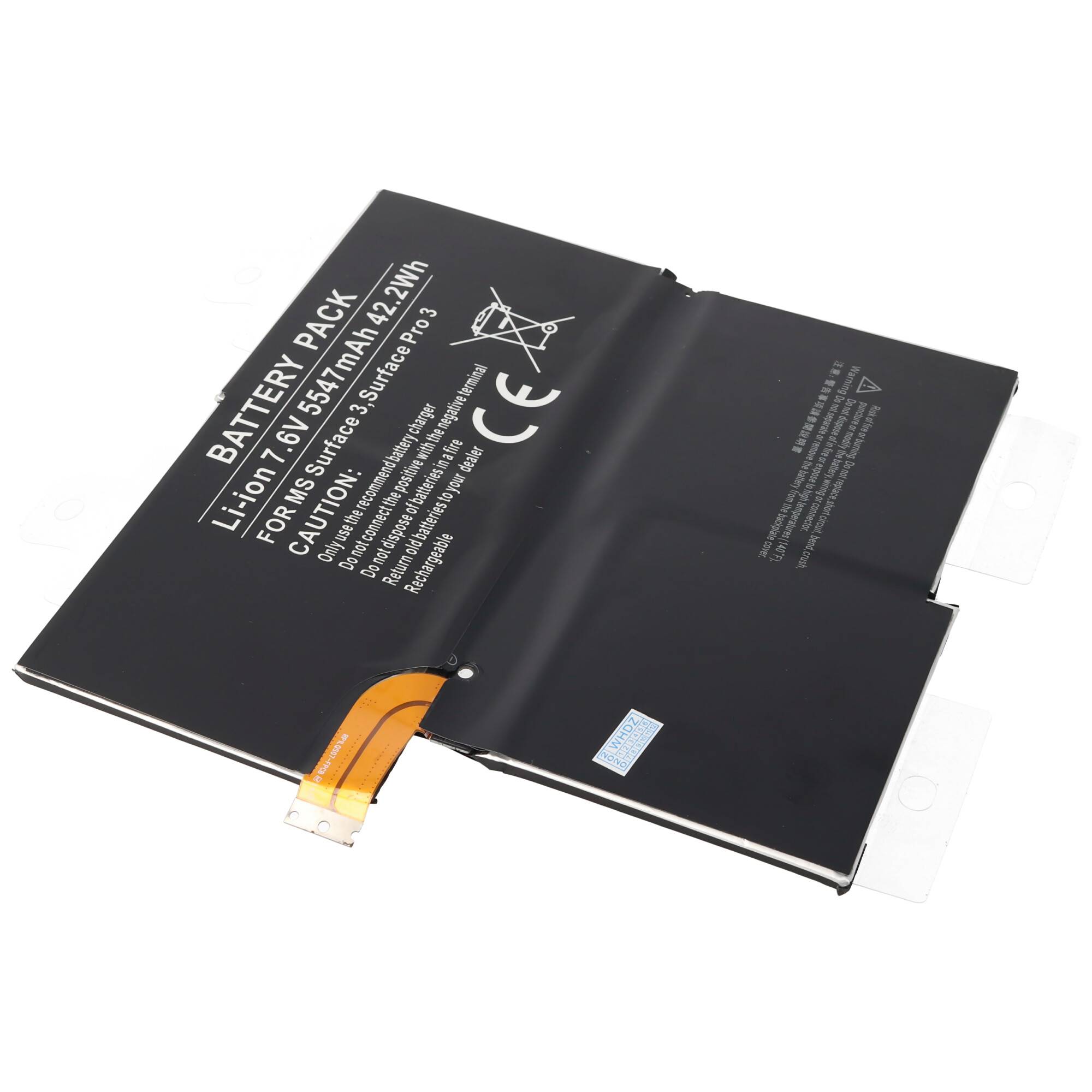 Akku passend für Microsoft Surface 3 Akku, Surface Pro 3, 1577-9700, MS011301-PLP22T02