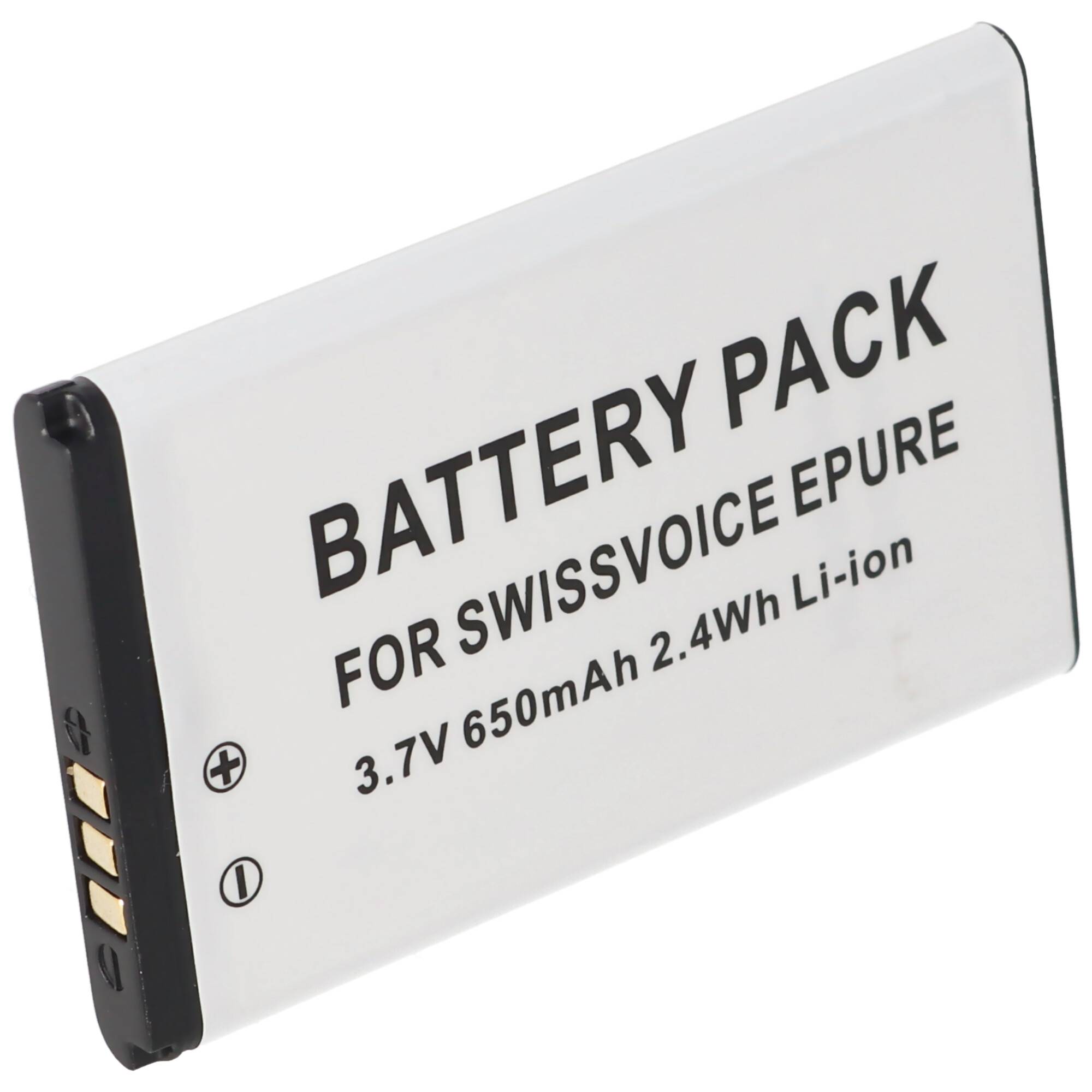 AccuCell Akku passend für Swisscom ePure, ePure fulleco DUO, 043048, 8V20405855