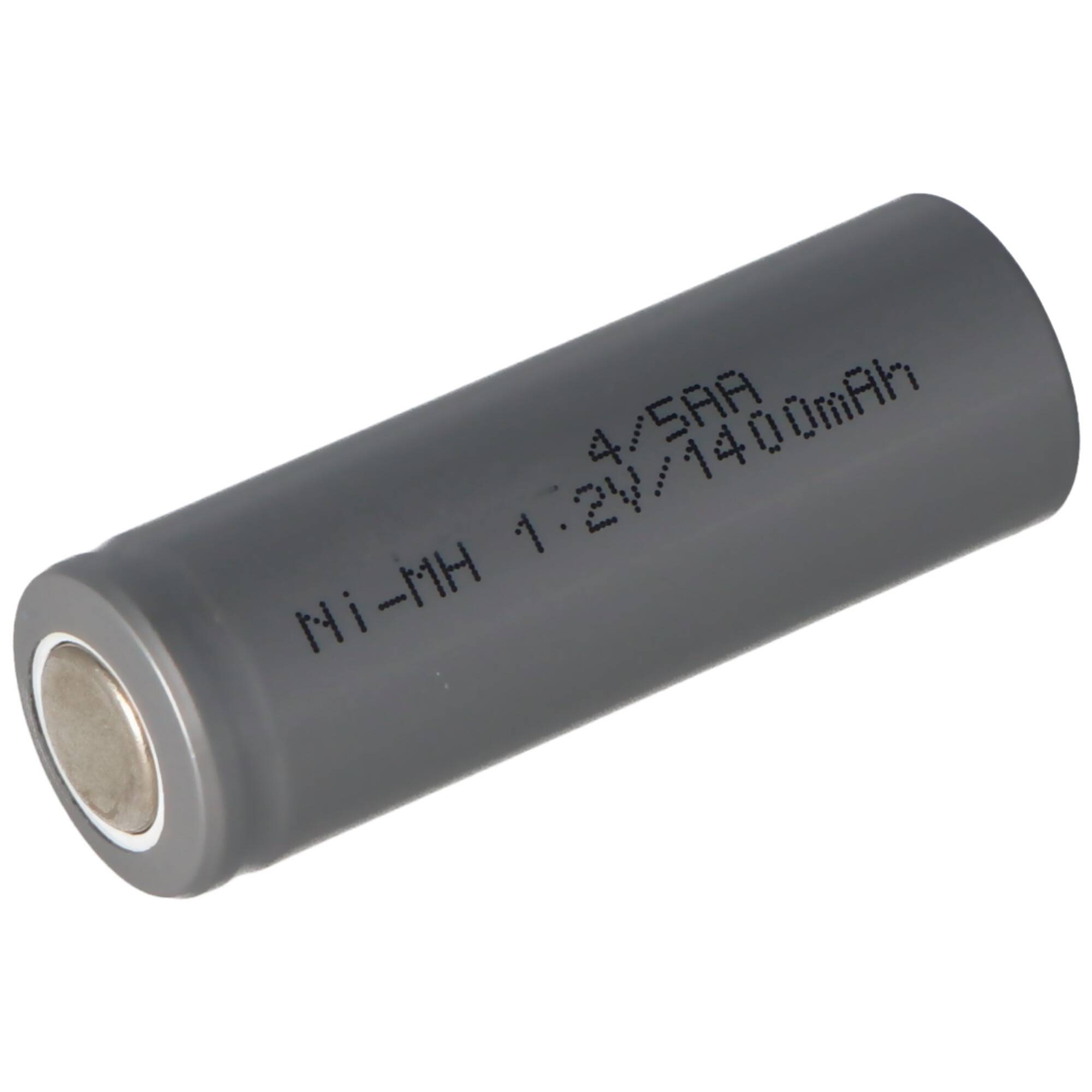 AccuCell NiMH Akku 1,2V 1400mAh 4/5AA ohne Lötfahne 43 x 14,5mm