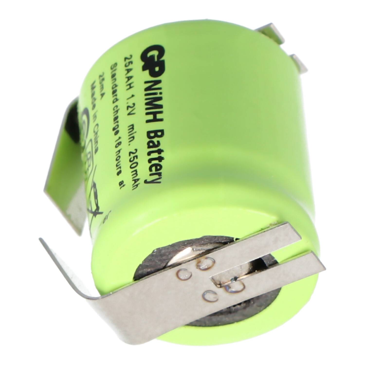 GP GP25AAH Akku NiMH 1/3 AA Mignon Lötfahne U-Form