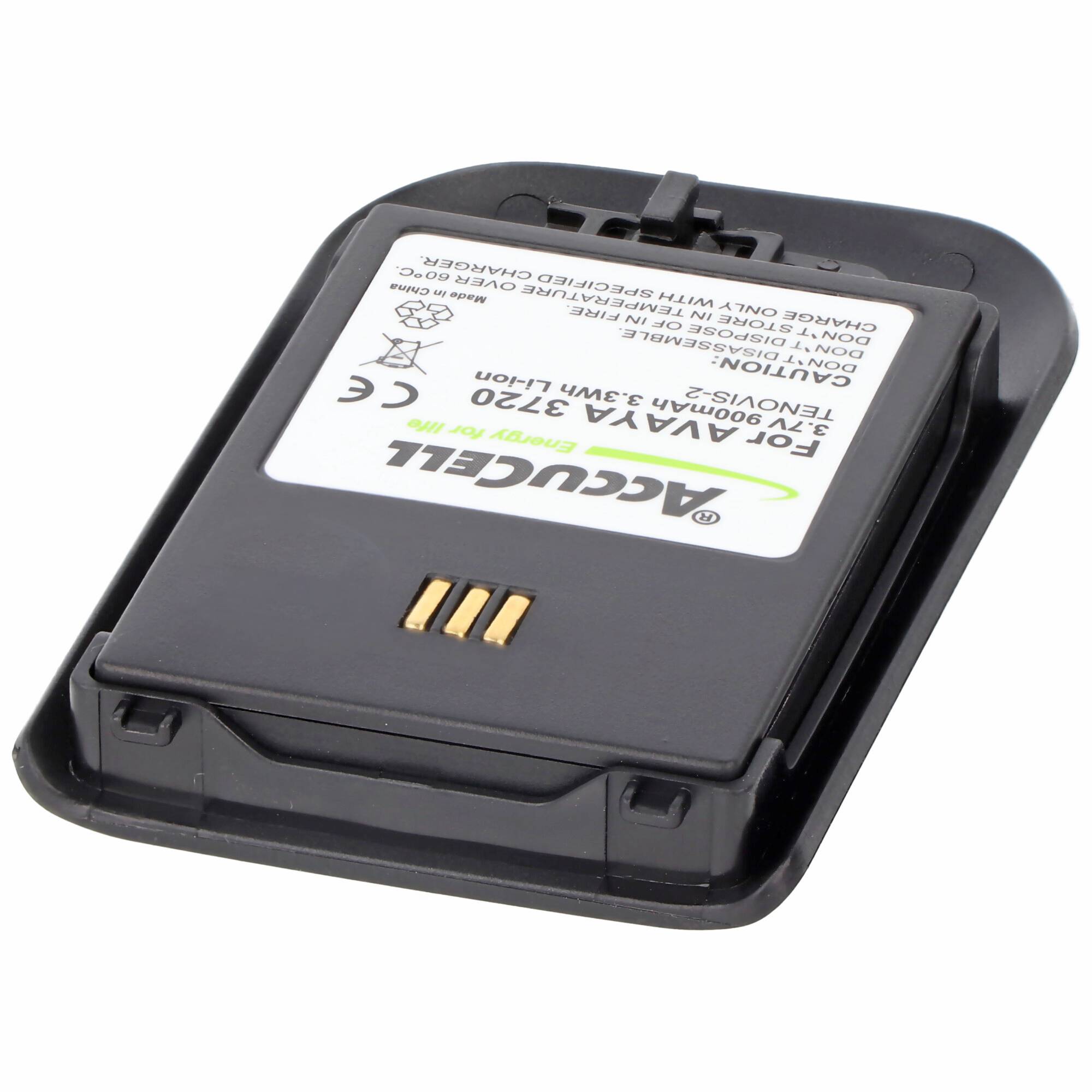 AccuCell Akku passend für AVAYA 3725 DECT, DH4, 0486515, 660190/R1AA.700.500.841, 700500841, 660273/1BDH4-ACAB, 660190/2