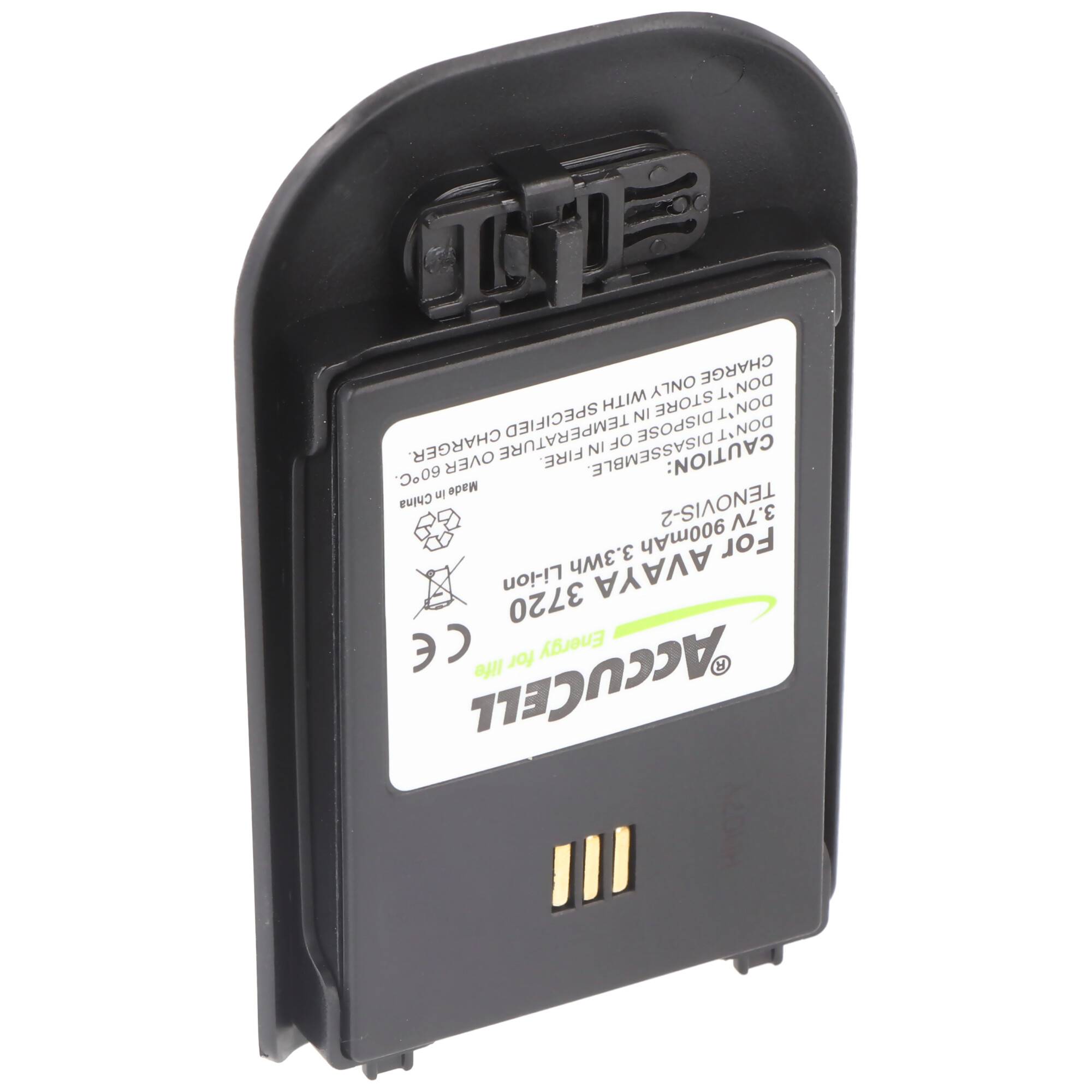 AccuCell Akku passend für AVAYA 3725 DECT, DH4, 0486515, 660190/R1AA.700.500.841, 700500841, 660273/1BDH4-ACAB, 660190/2