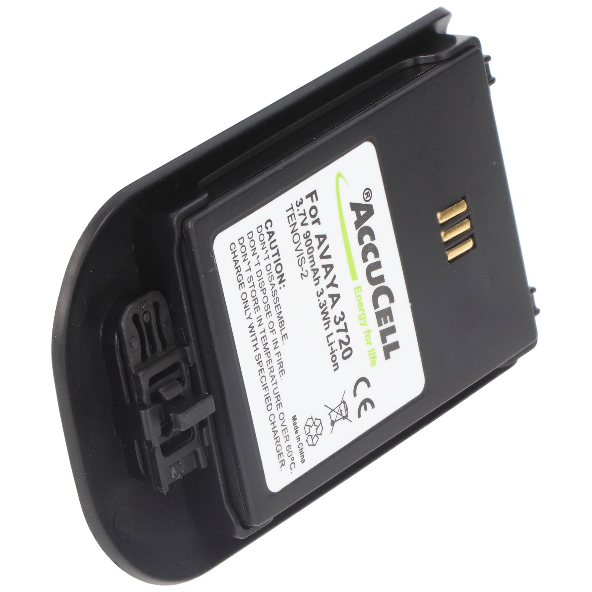 AccuCell Akku passend für AVAYA 3725 DECT, DH4, 0486515, 660190/R1AA.700.500.841, 700500841, 660273/1BDH4-ACAB, 660190/2